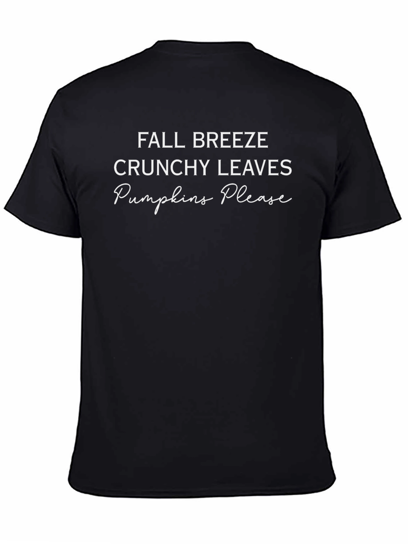 Fall Breeze Crunchy Leaves Pumpkins Please T-Shirt