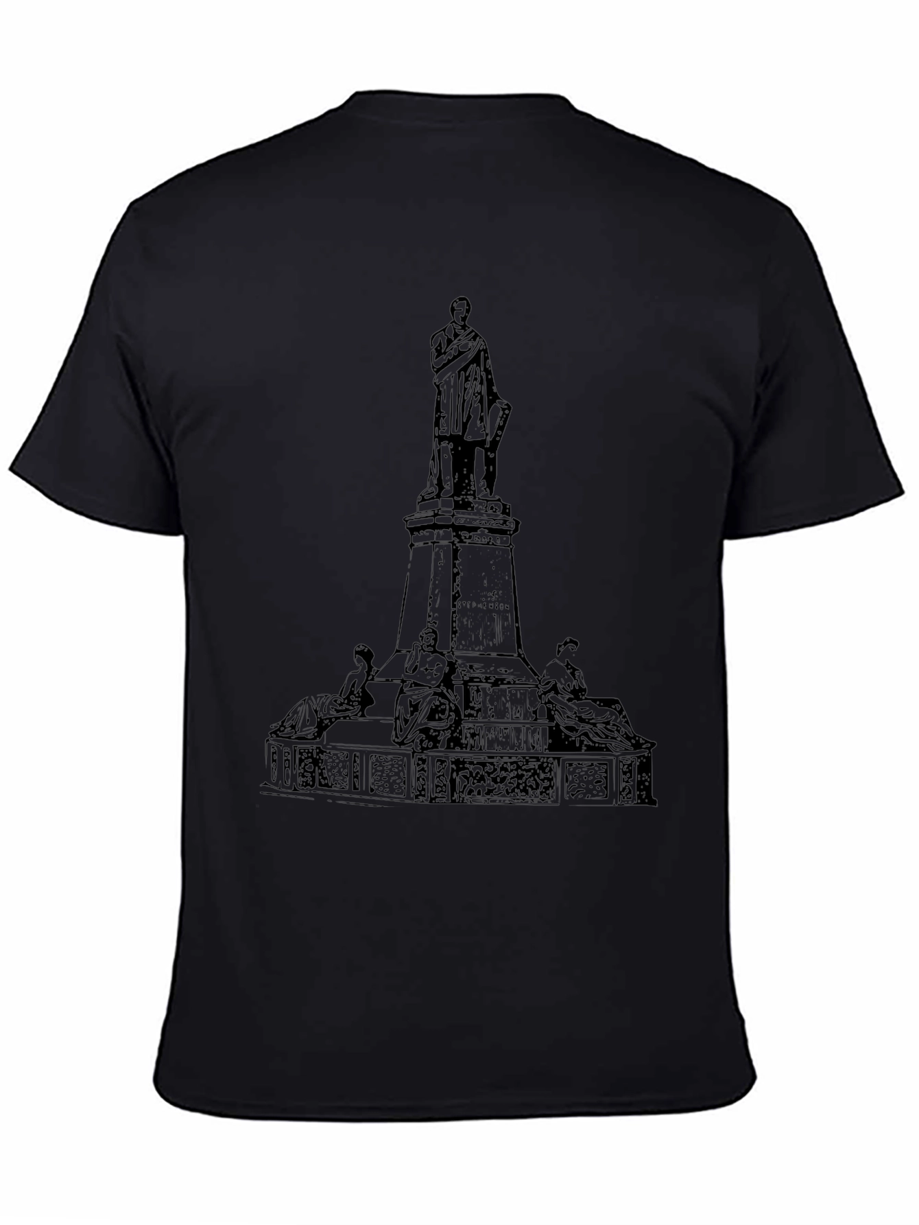 Statue Graphic Tee - Classic Black T-Shirt