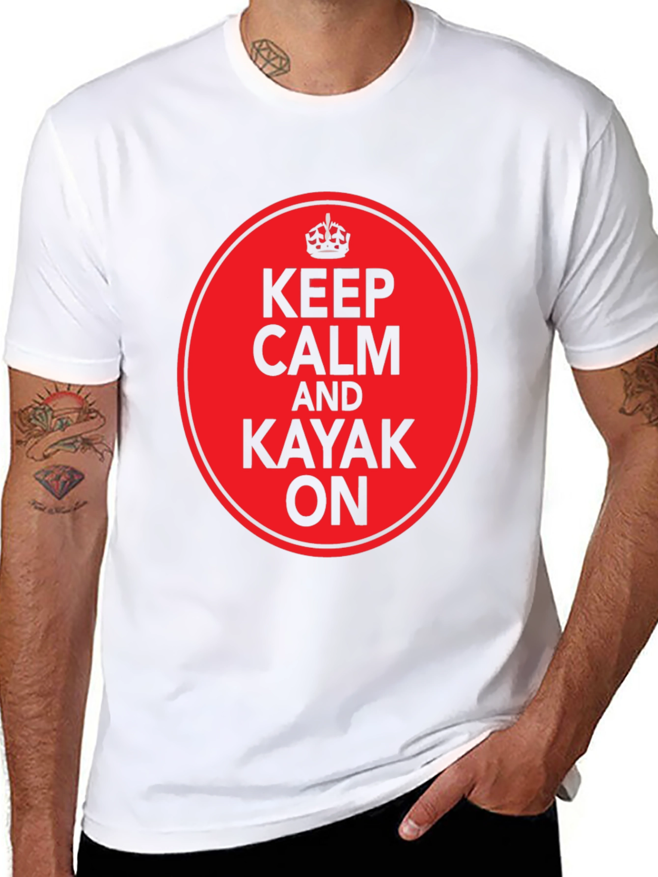 Keep Calm and Kayak On T-Shirt