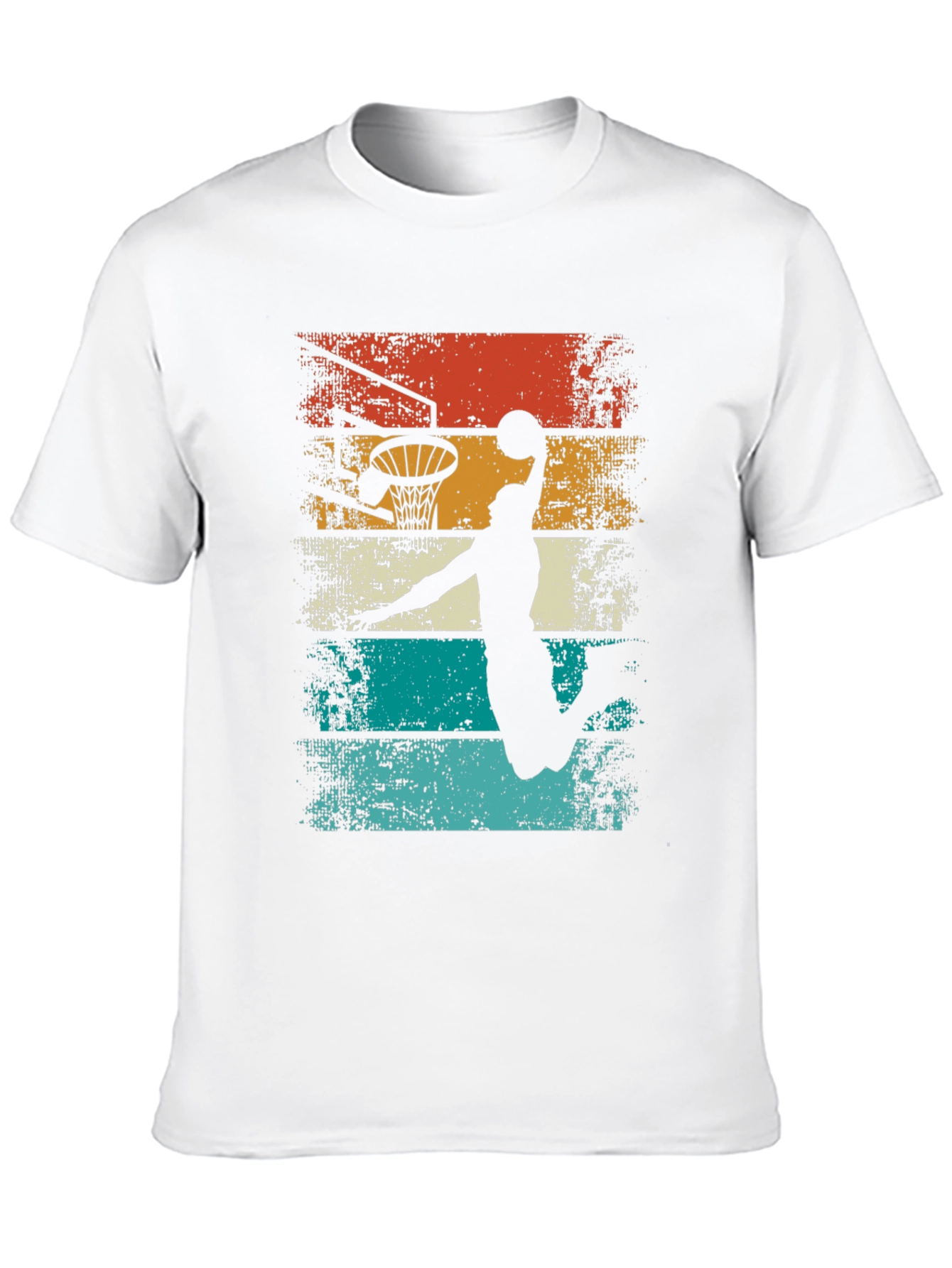 Retro Basketball Dunk T-Shirt