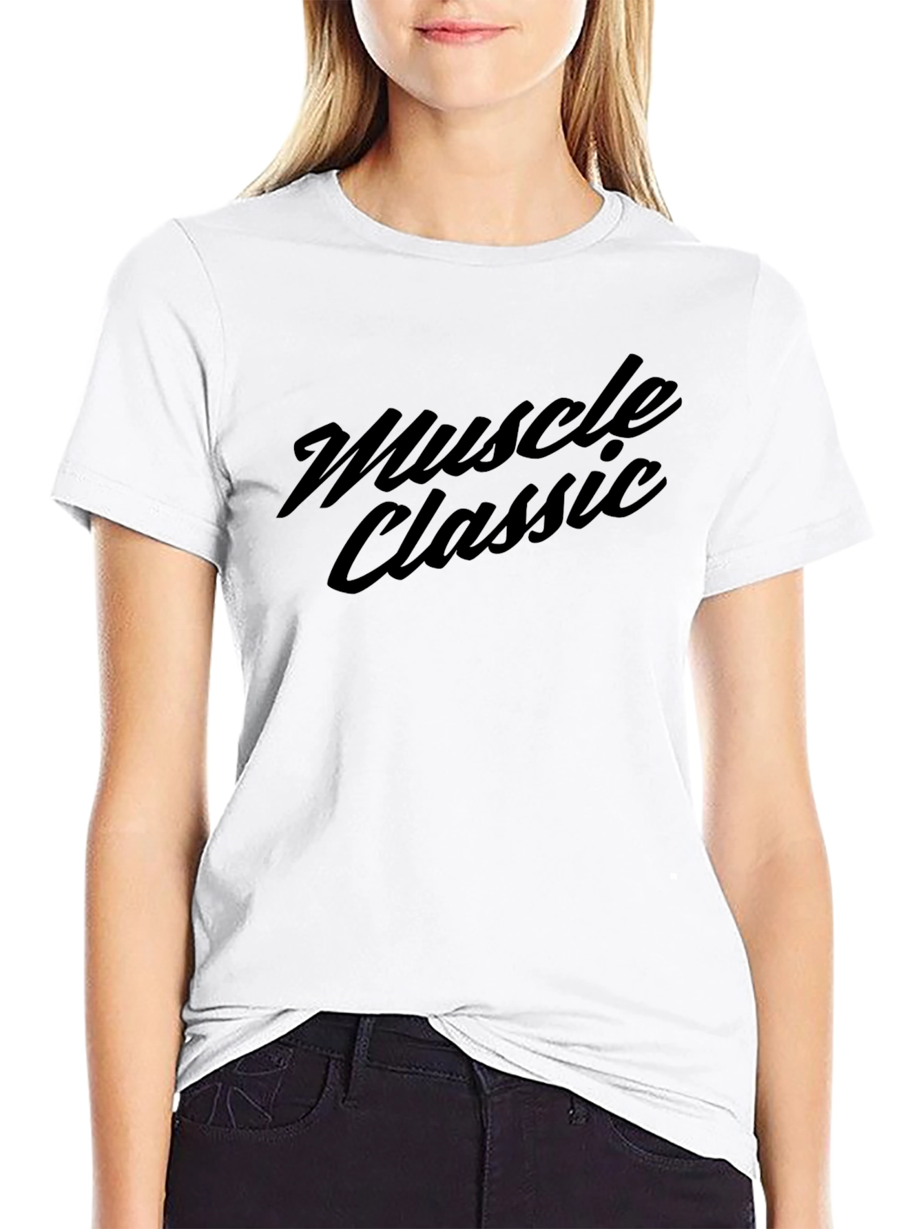 Muscle Classic Graphic Tee - Black