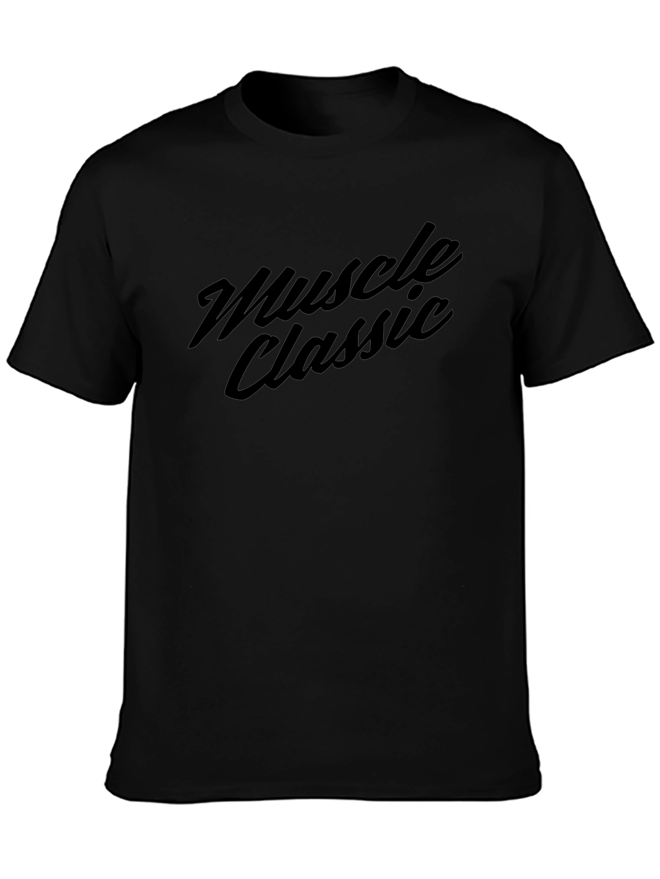 Muscle Classic Graphic Tee - Black