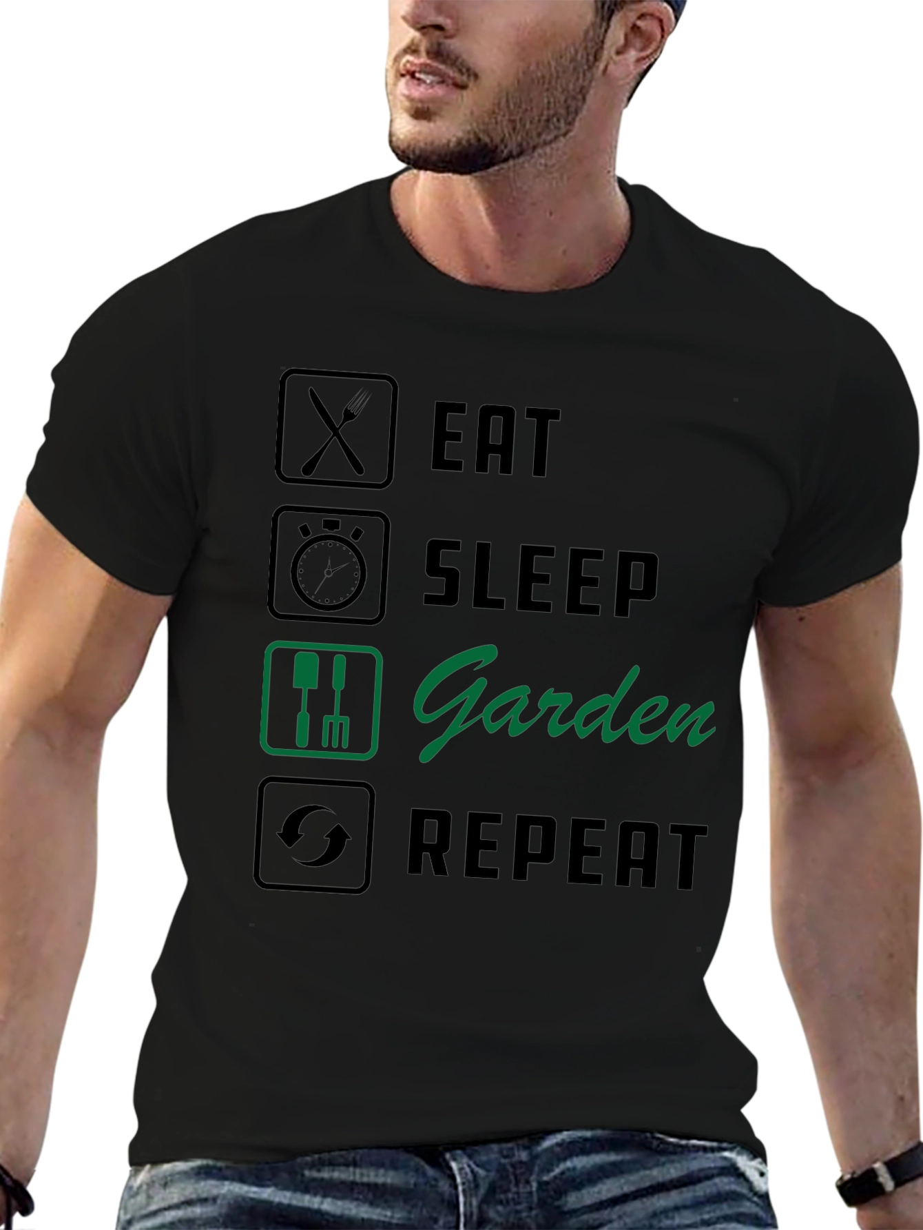 Eat Sleep Garden Repeat T-Shirt