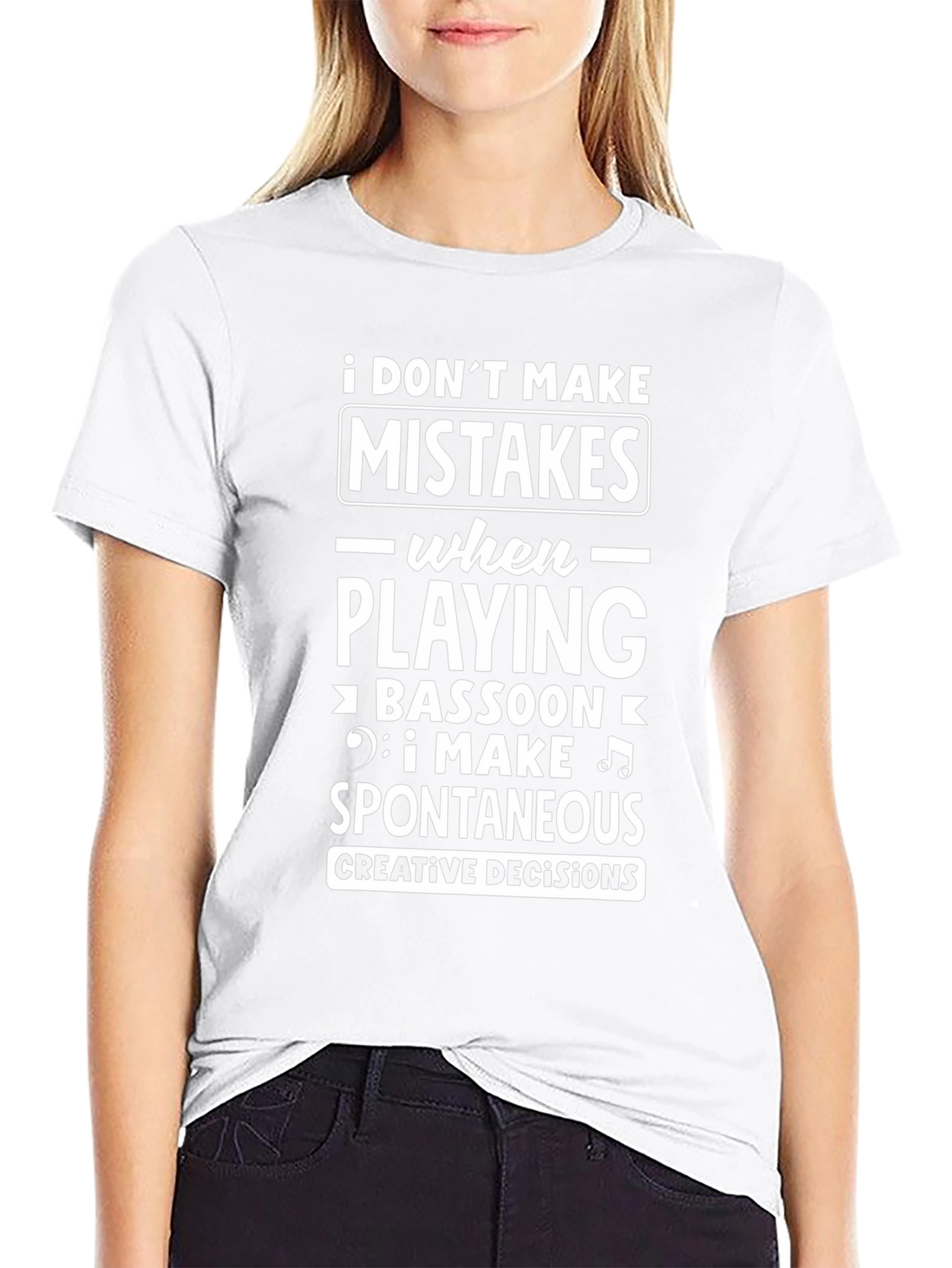 Bassoon Player Spontaneous Decisions Graphic T-Shirt