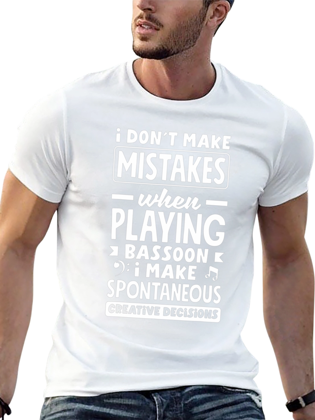 Bassoon Player Spontaneous Decisions Graphic T-Shirt