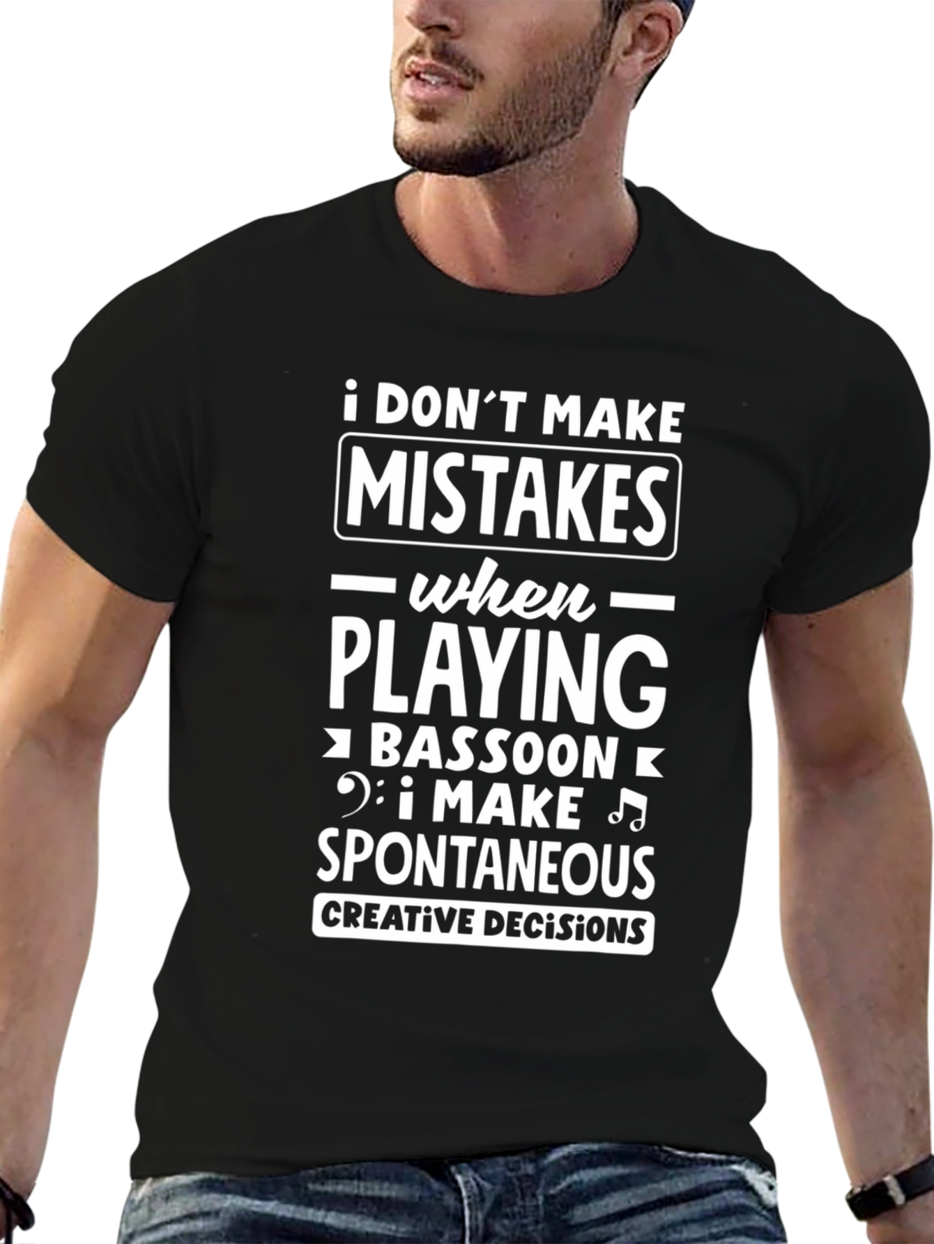 Bassoon Player Spontaneous Decisions Graphic T-Shirt