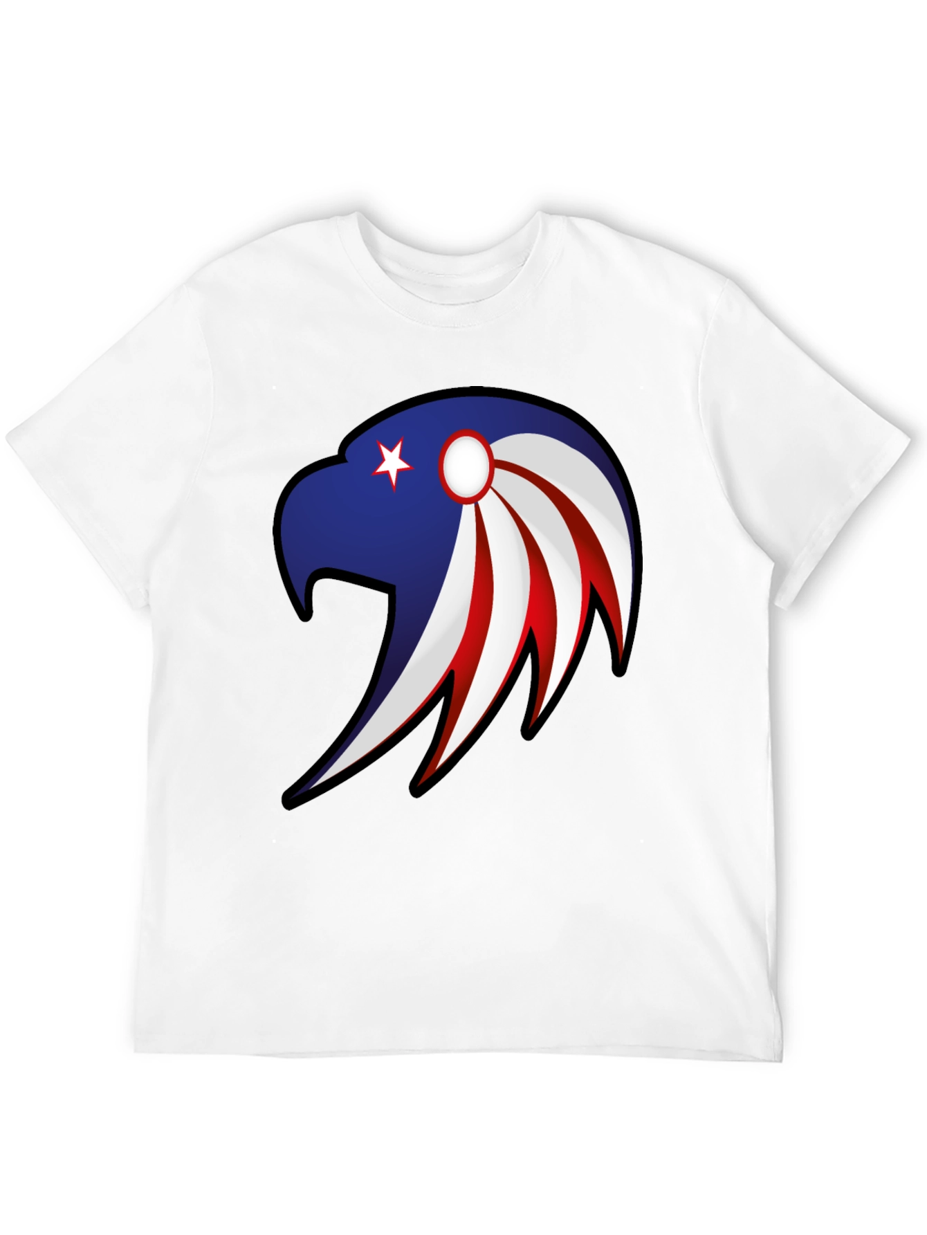American Eagle Graphic Print T-Shirt - Patriotic Pride