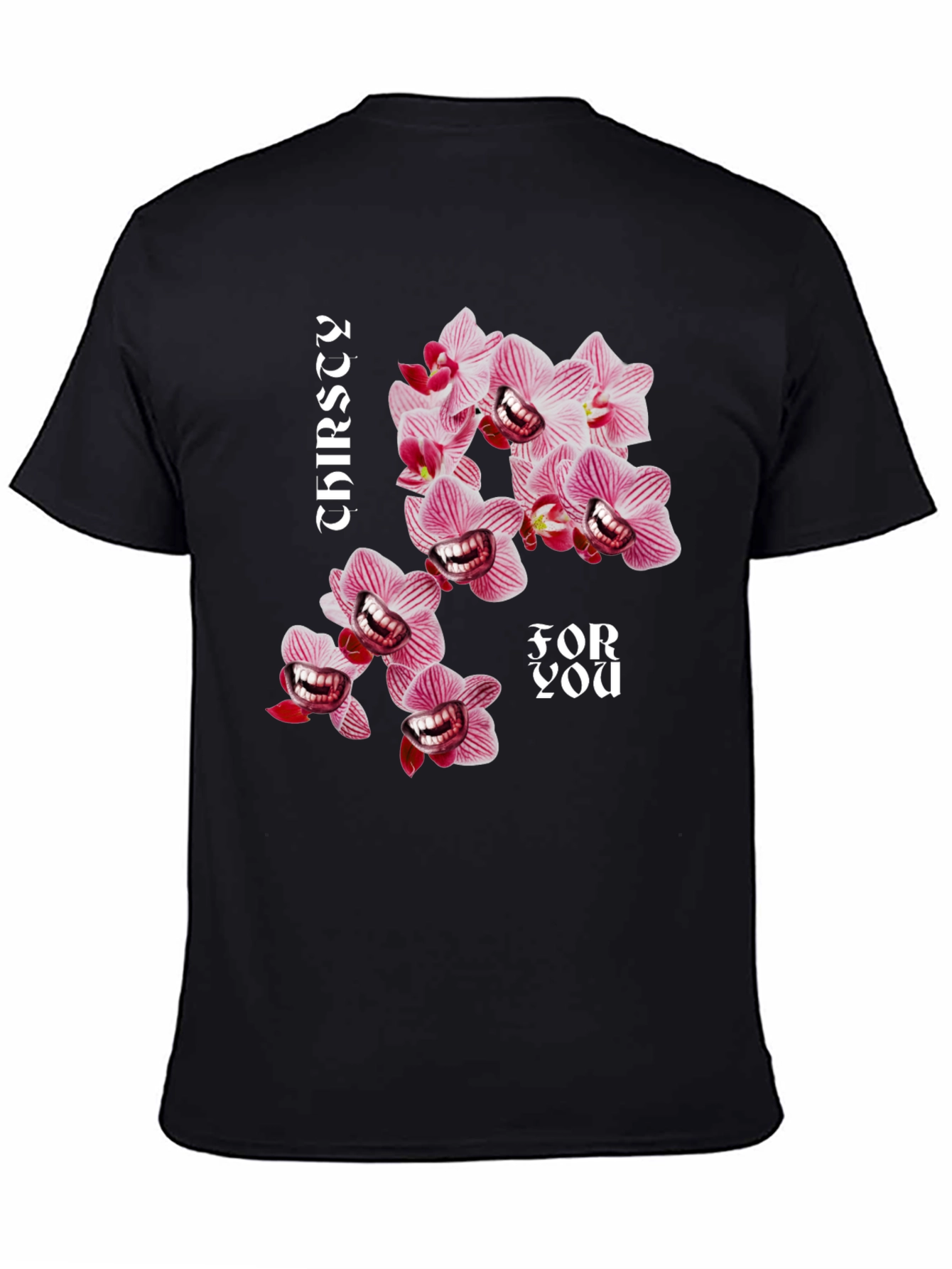 Thirsty For You Graphic Tee - Black T-Shirt