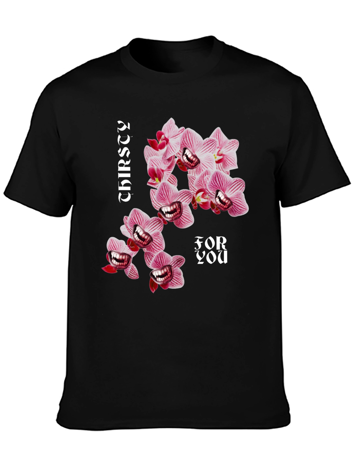 Thirsty For You Graphic Tee - Black T-Shirt