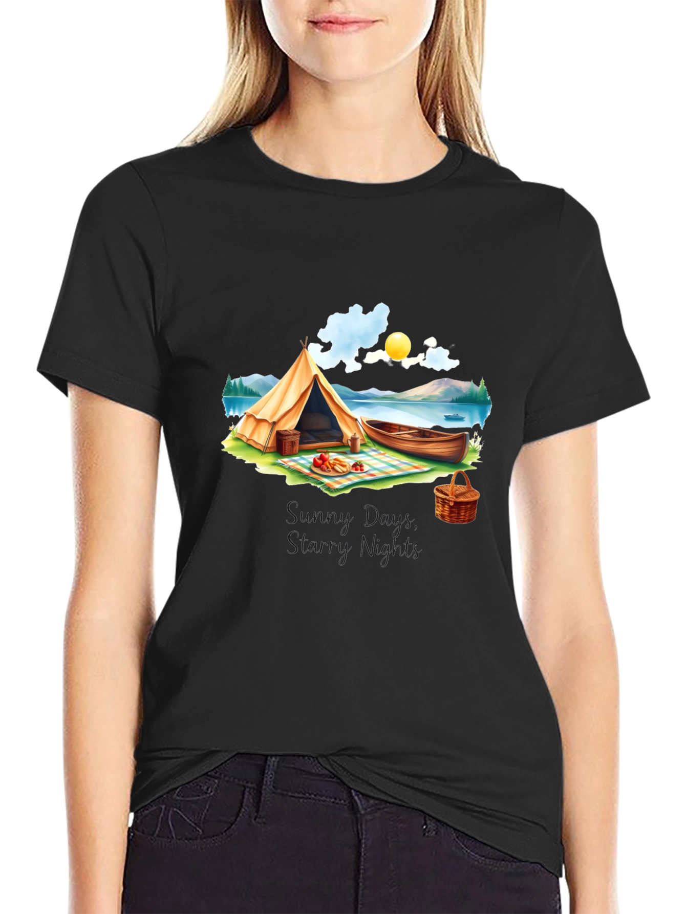 Camping Adventure Graphic Tee