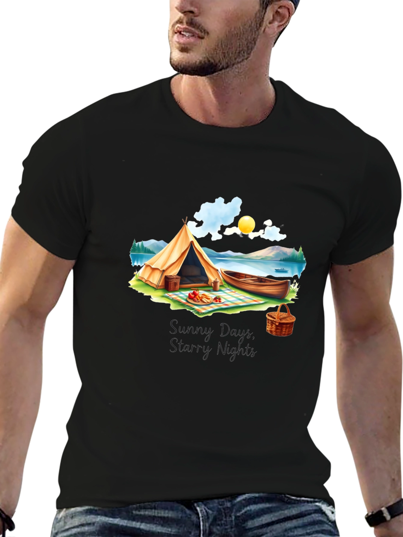 Camping Adventure Graphic Tee