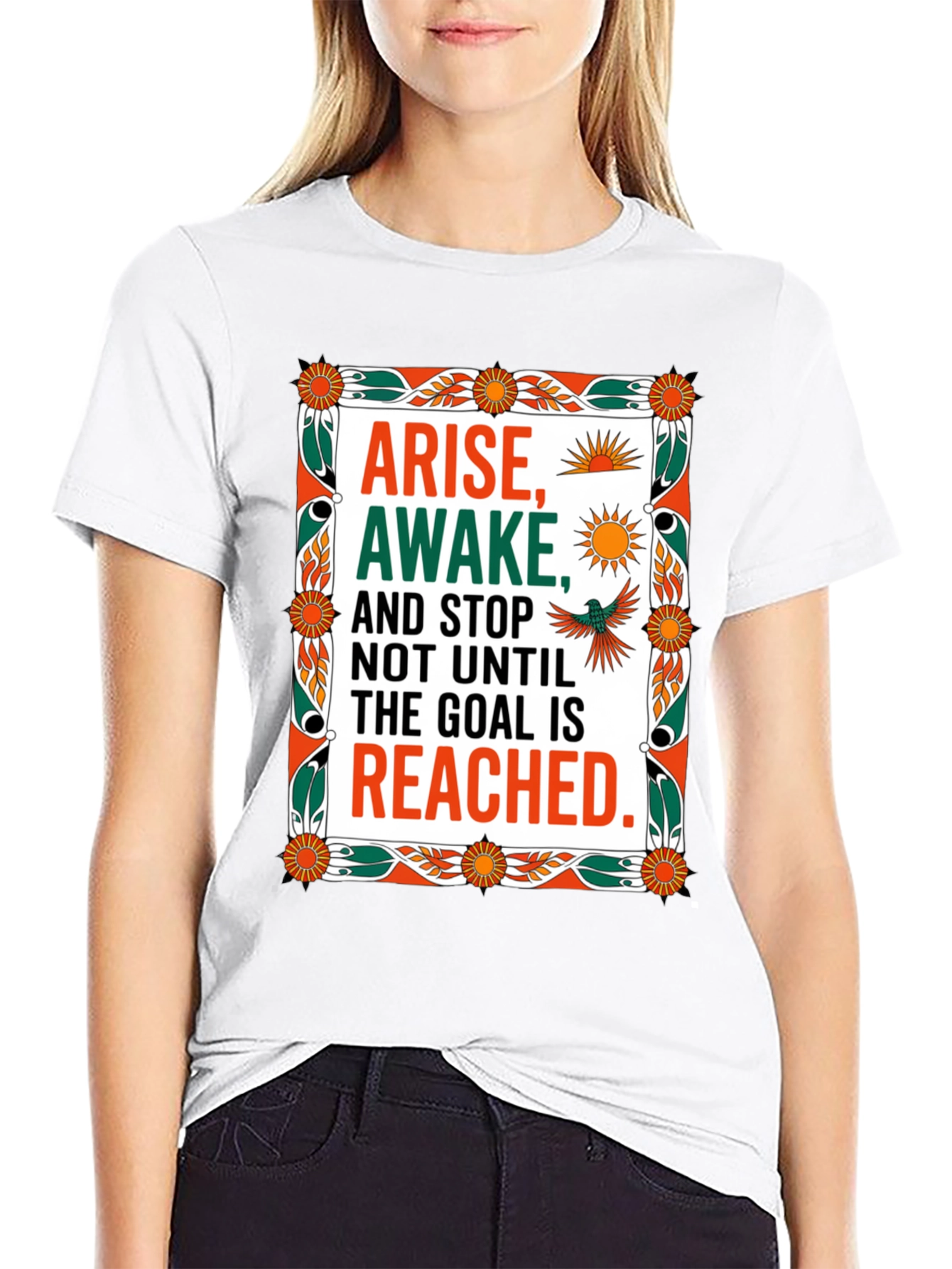 Arise Awake Graphic Tee - Motivational T-Shirt