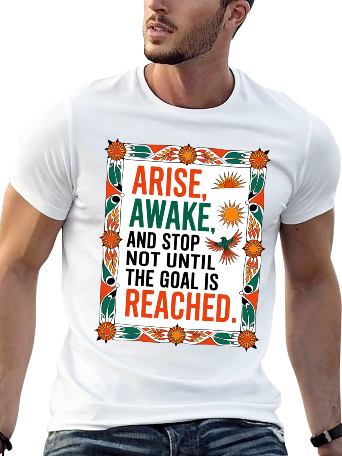 Arise Awake Graphic Tee - Motivational T-Shirt