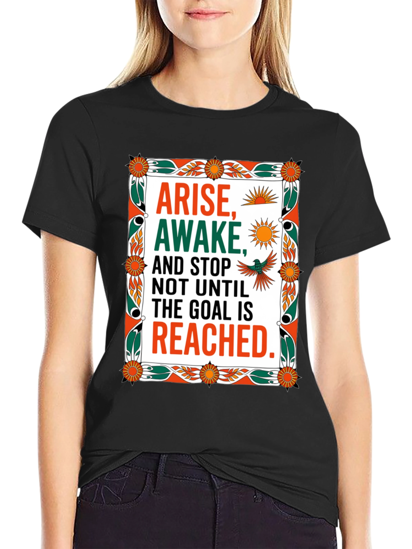 Arise Awake Graphic Tee - Motivational T-Shirt