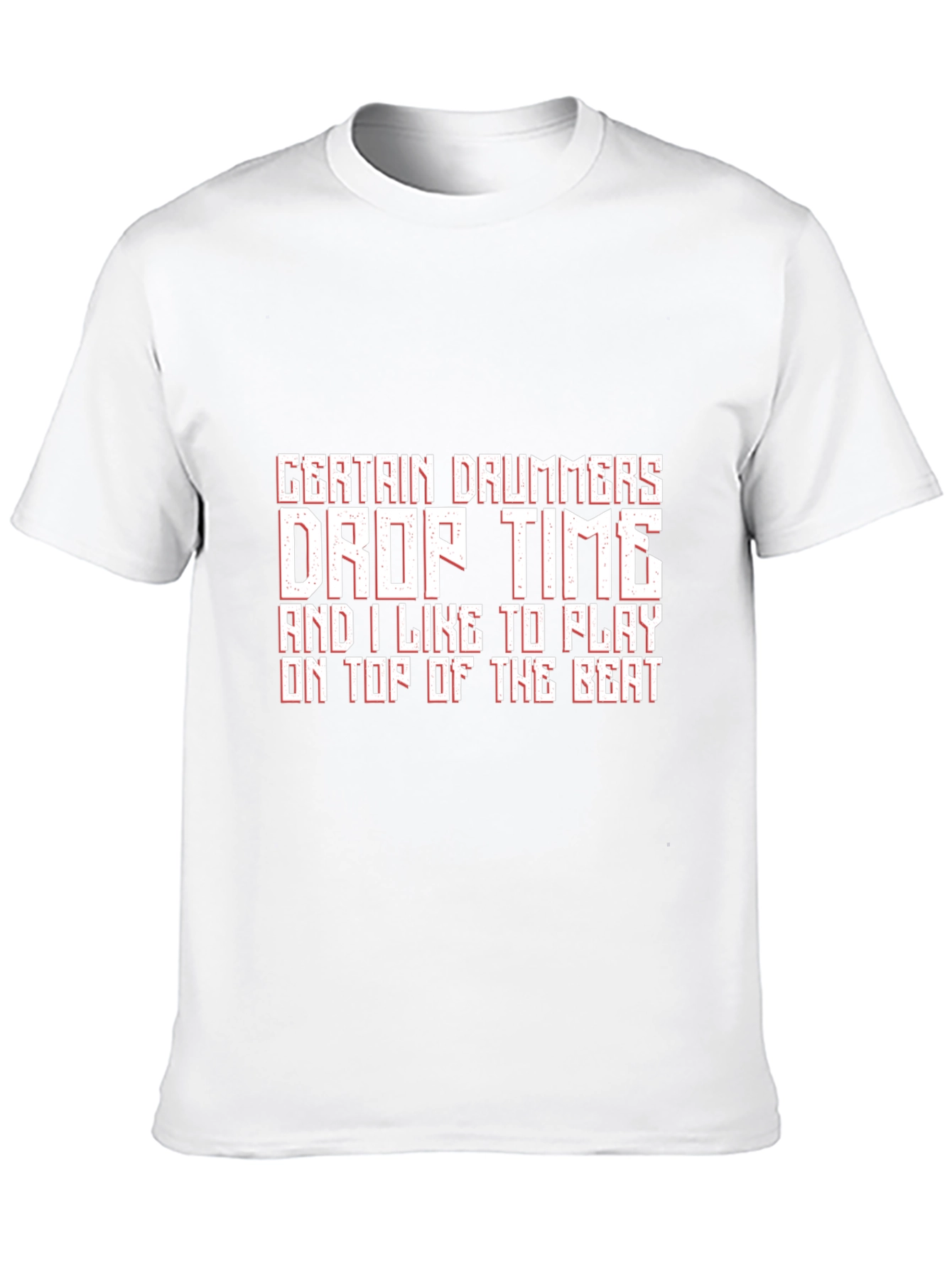 Funny Drummer Black T-Shirt