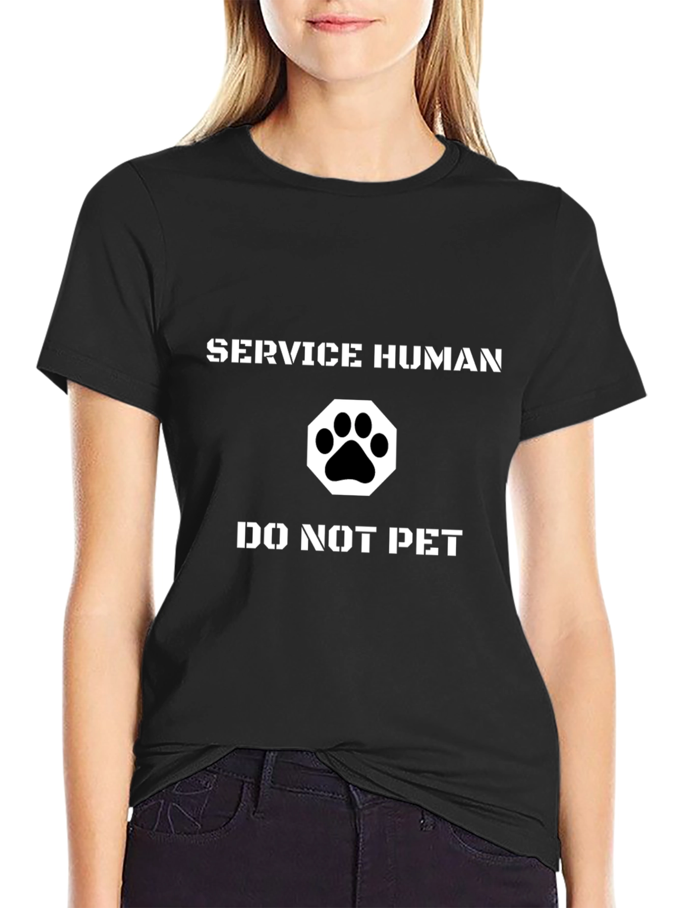 Service Human T-Shirt - Funny Pet Owner Apparel