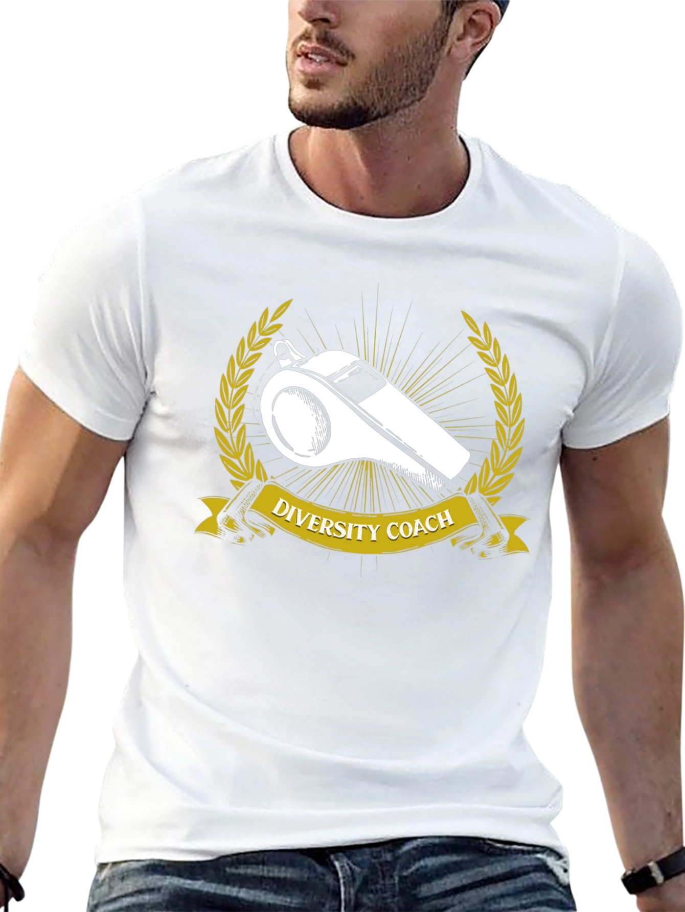 Diversity Coach Whistle Graphic T-Shirt