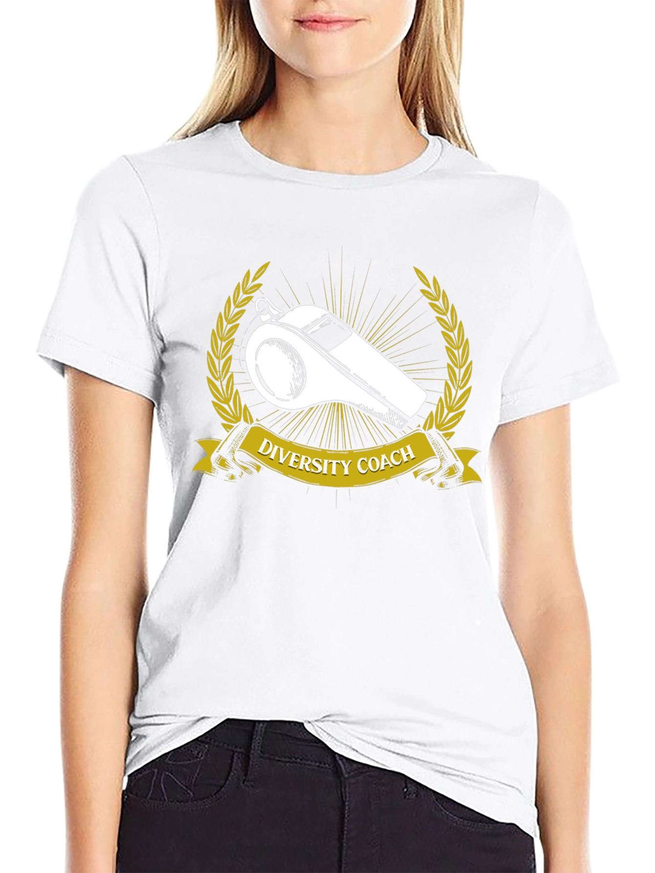 Diversity Coach Whistle Graphic T-Shirt