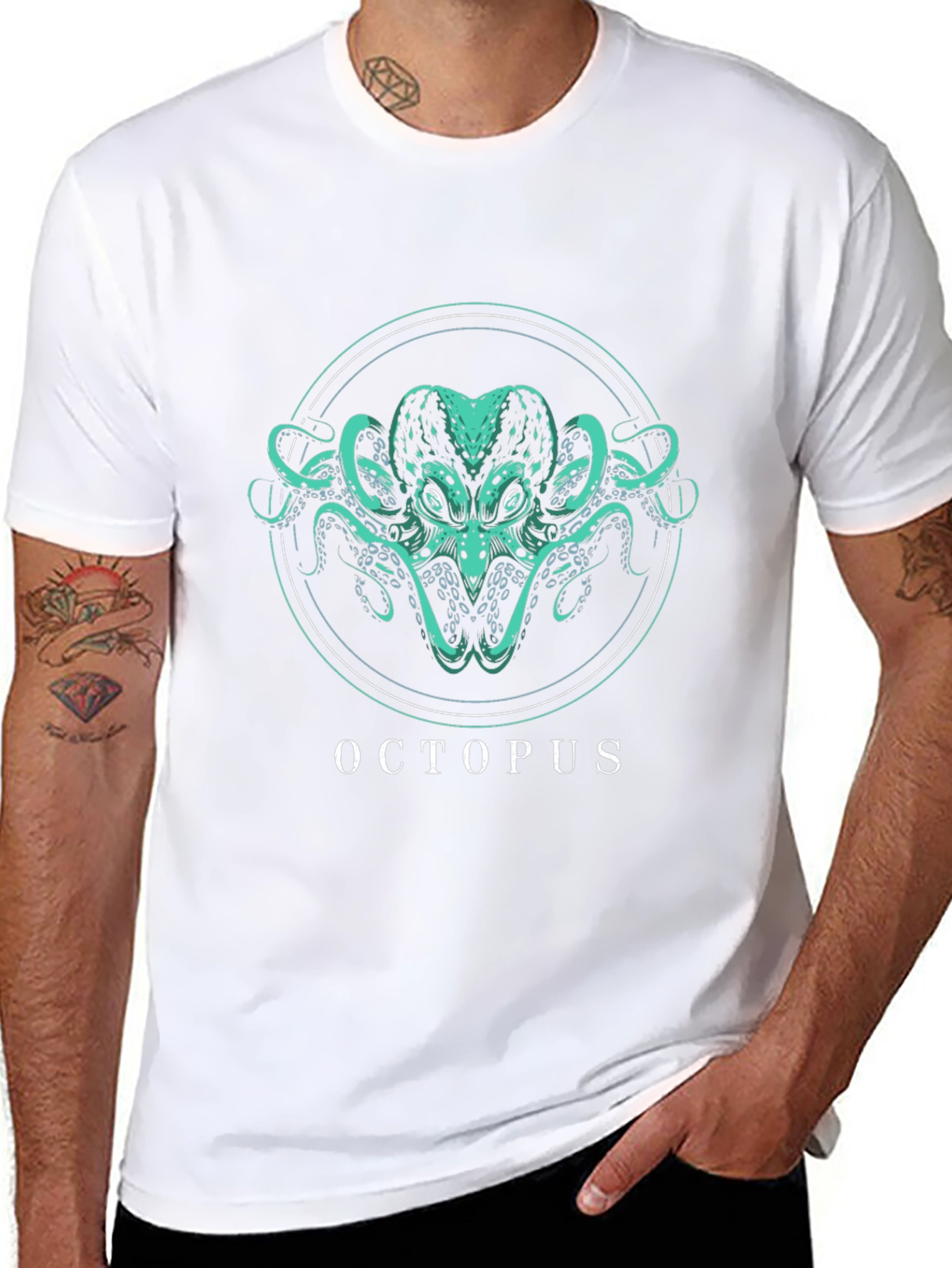 Octopus Graphic T-Shirt - Premium Comfort