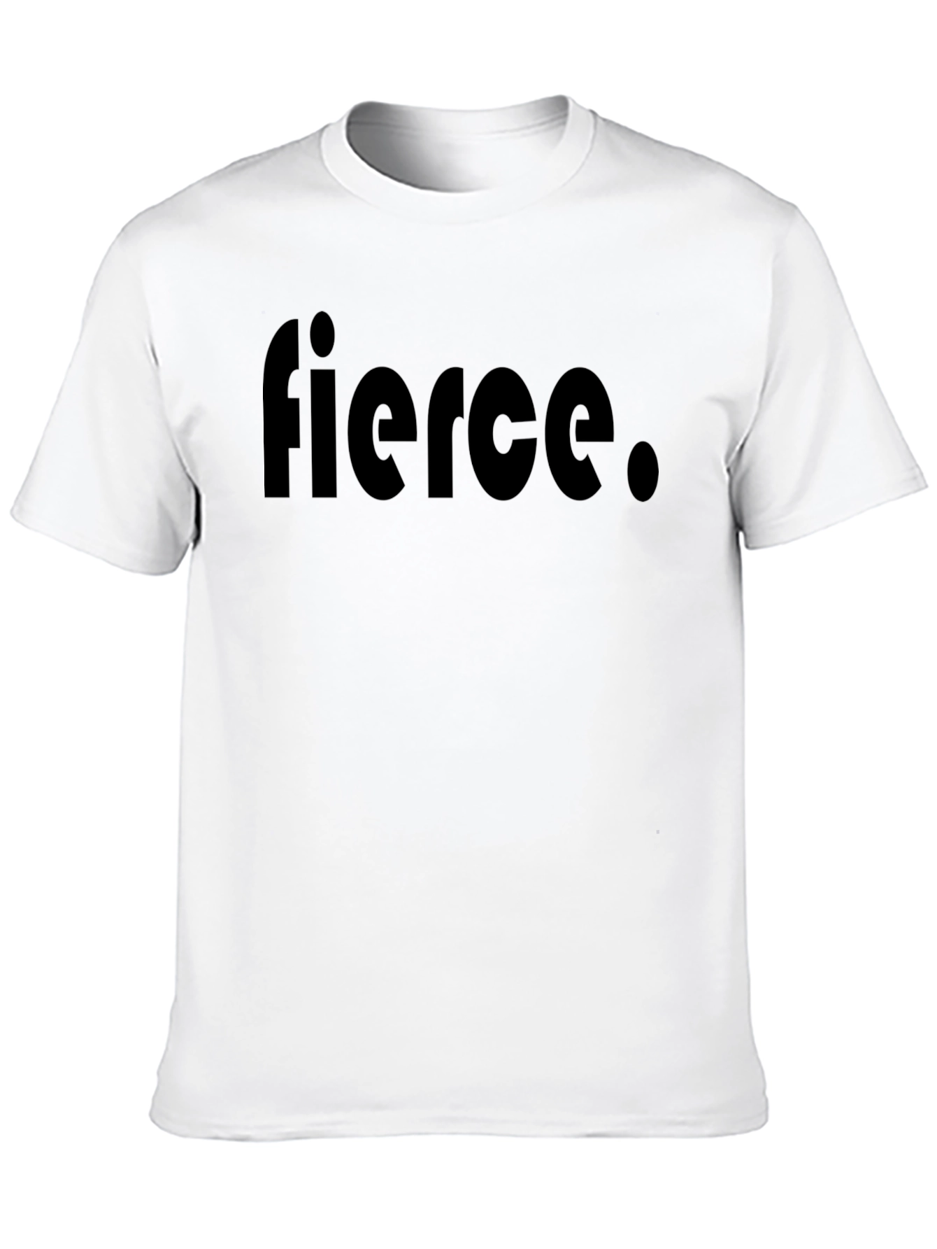 Fierce Black Graphic Tee - Stylish Comfort