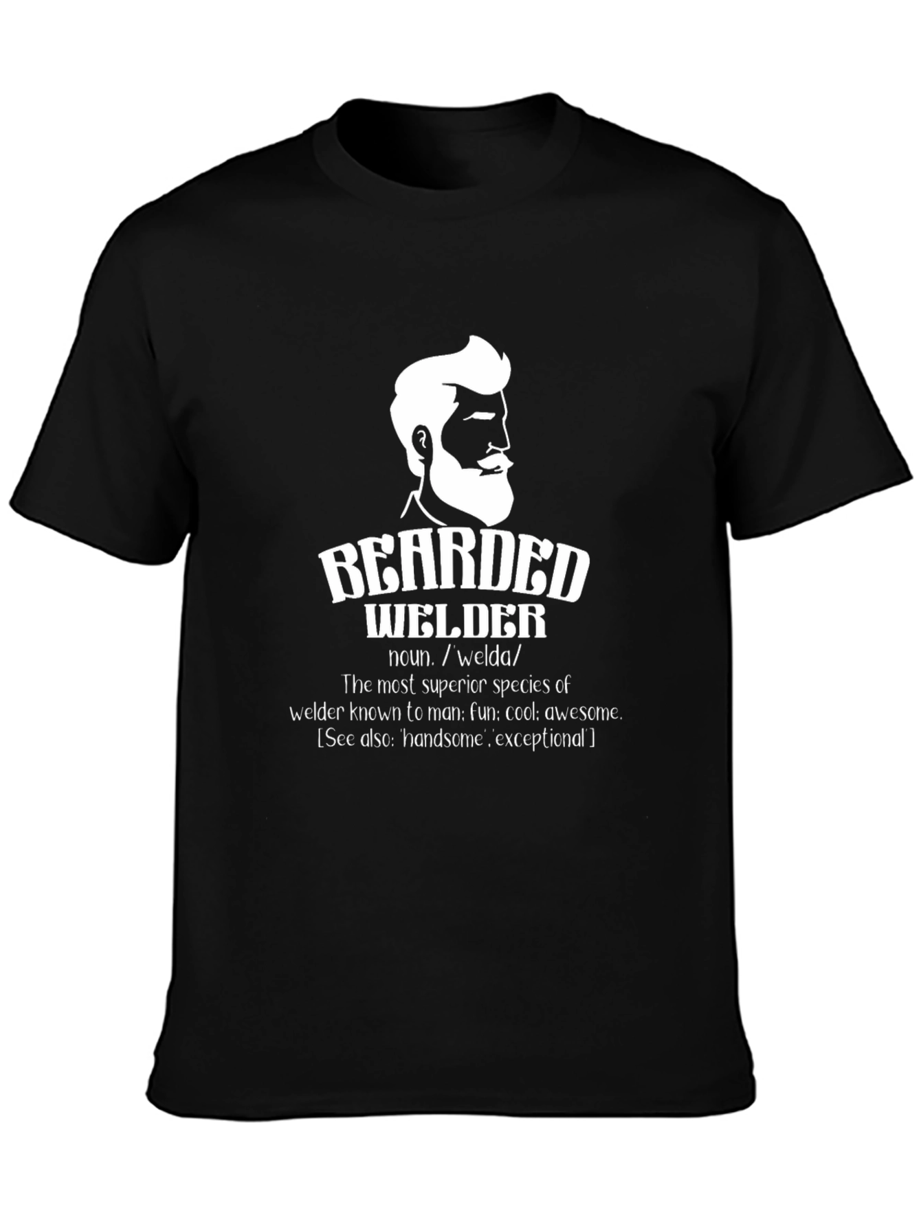 Bearded Welder Graphic T-Shirt - Superior Species Tee