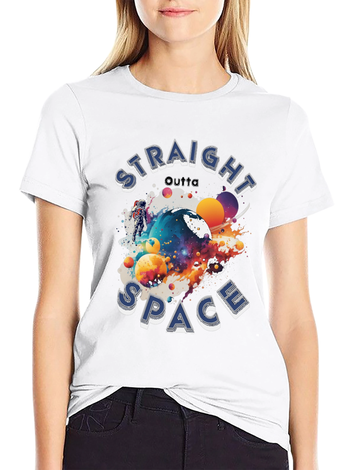 Straight Outta Space Graphic T-Shirt