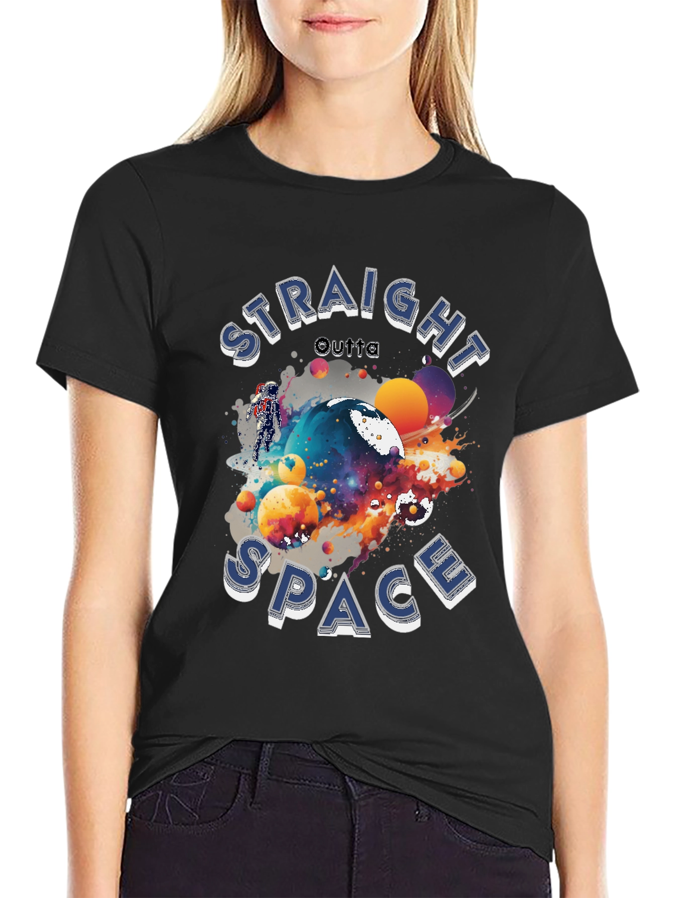 Straight Outta Space Graphic T-Shirt