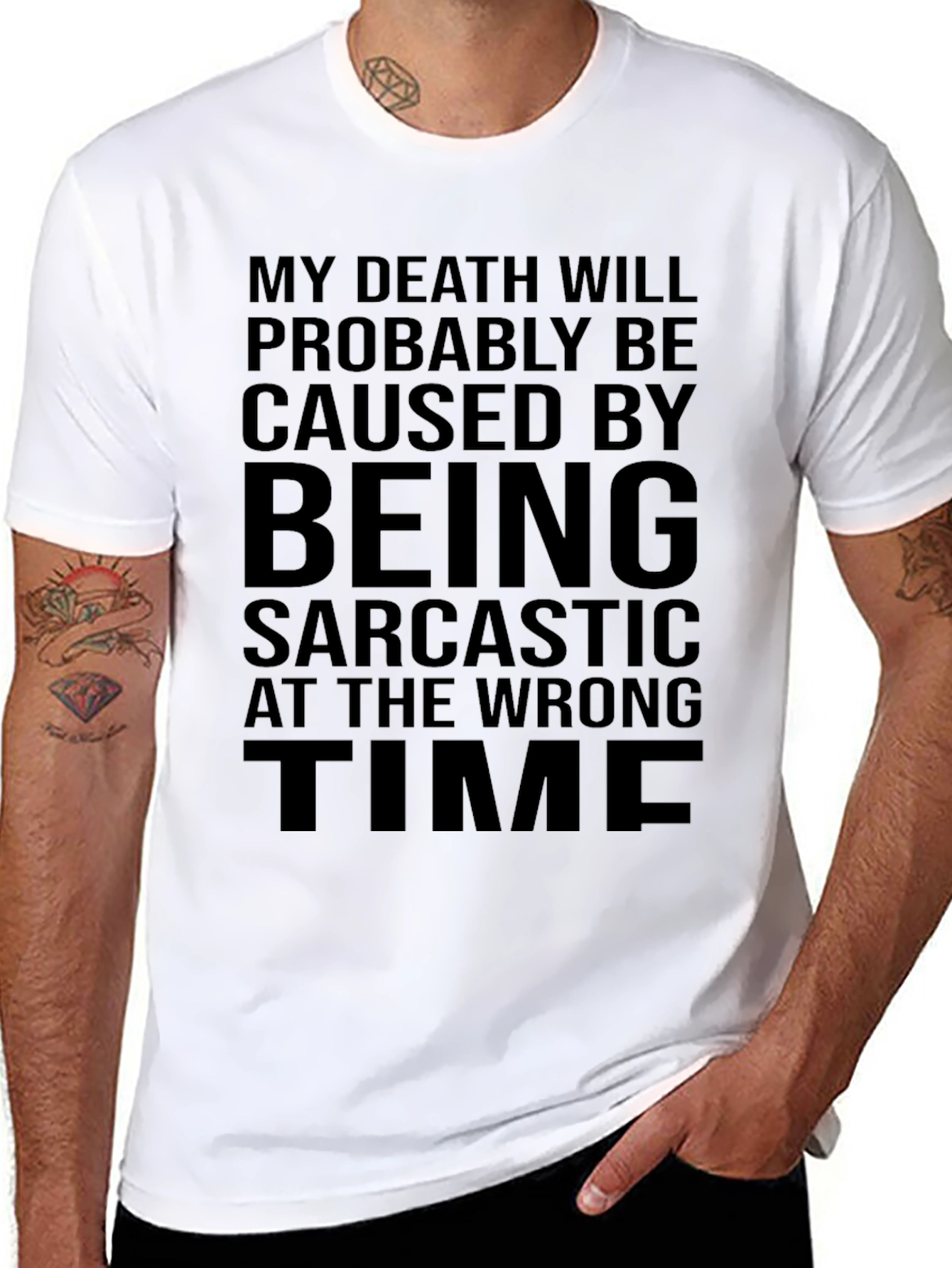 Sarcastic Humor T-Shirt - Death By Sarcasm