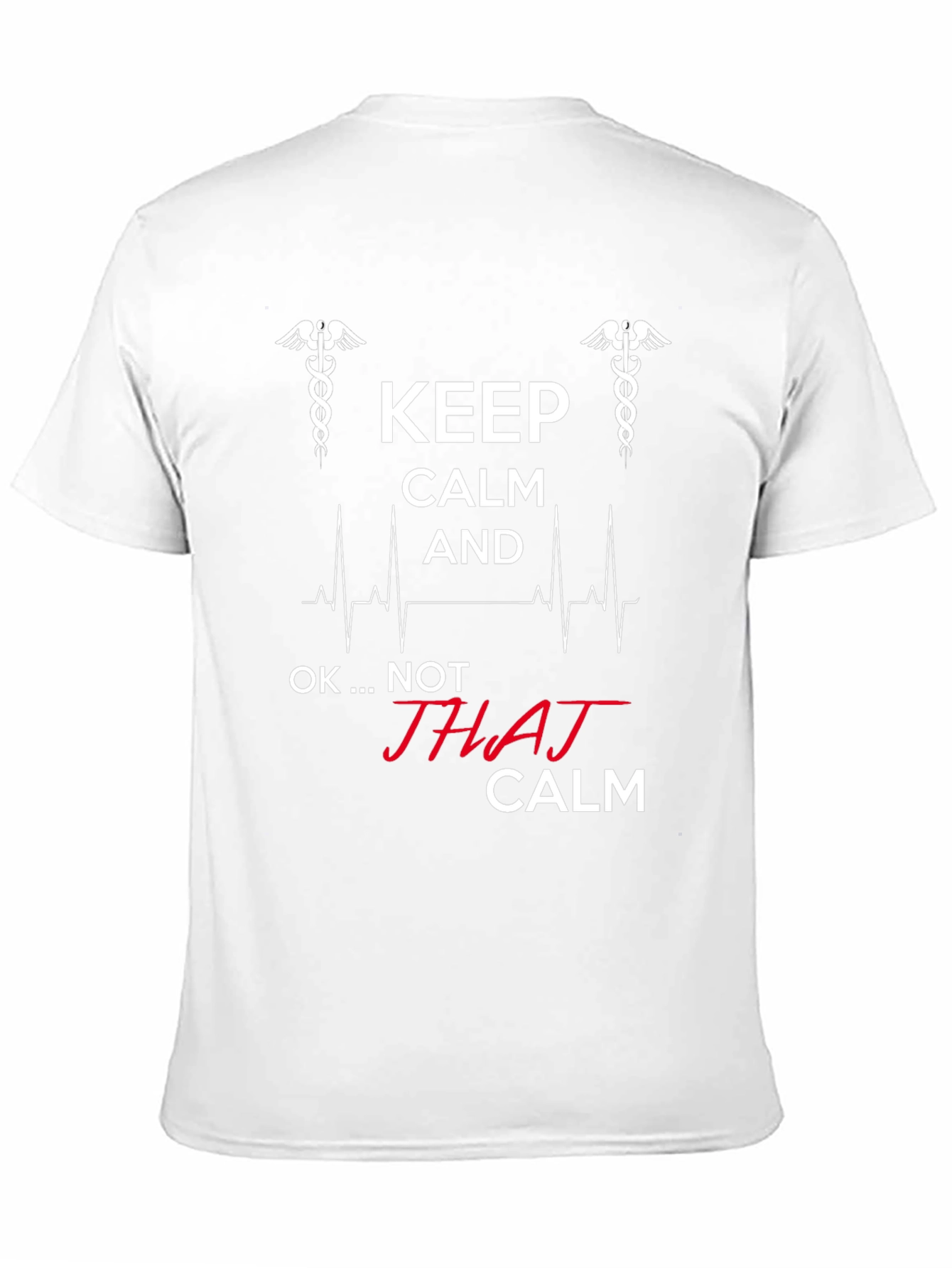 Keep Calm - Not THAJ Calm - Black T-Shirt