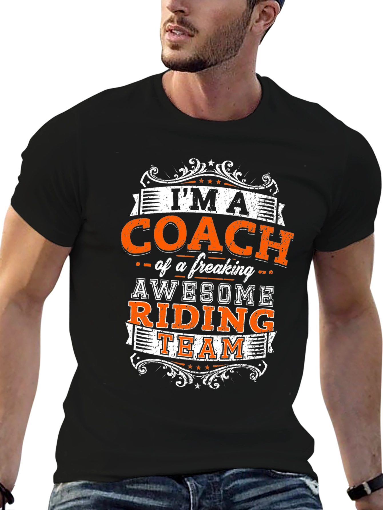 Coach Riding Team Black T-Shirt
