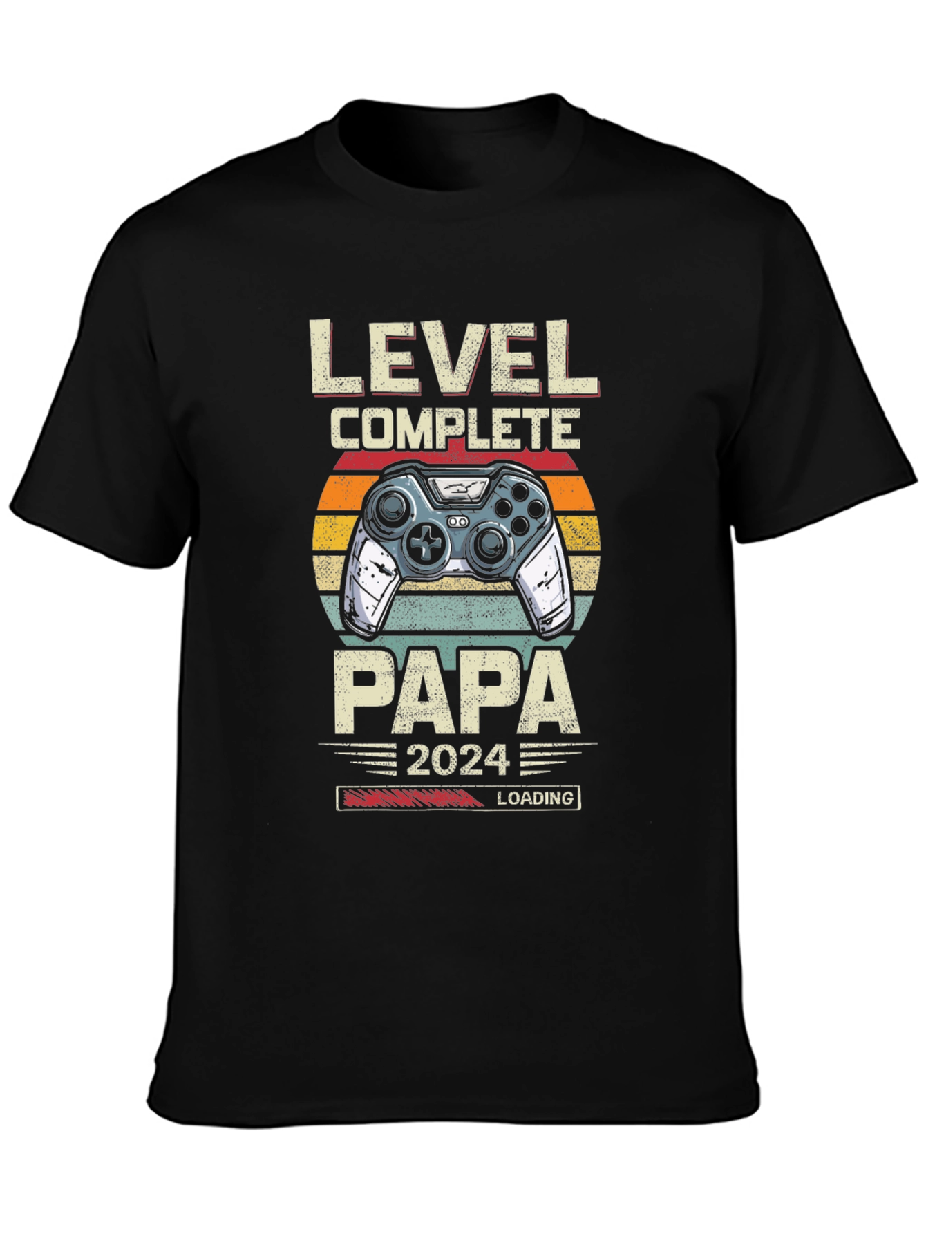 Level Complete Papa 2024 Gamer T-Shirt