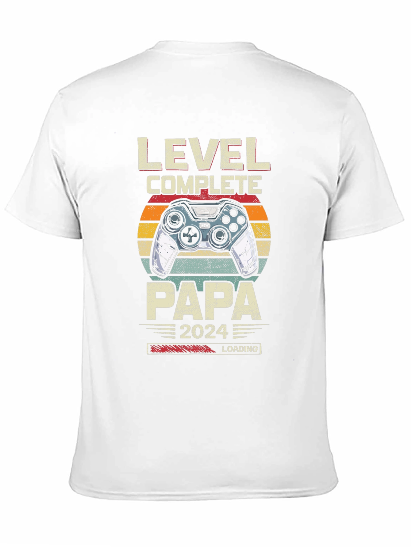 Level Complete Papa 2024 Gamer T-Shirt