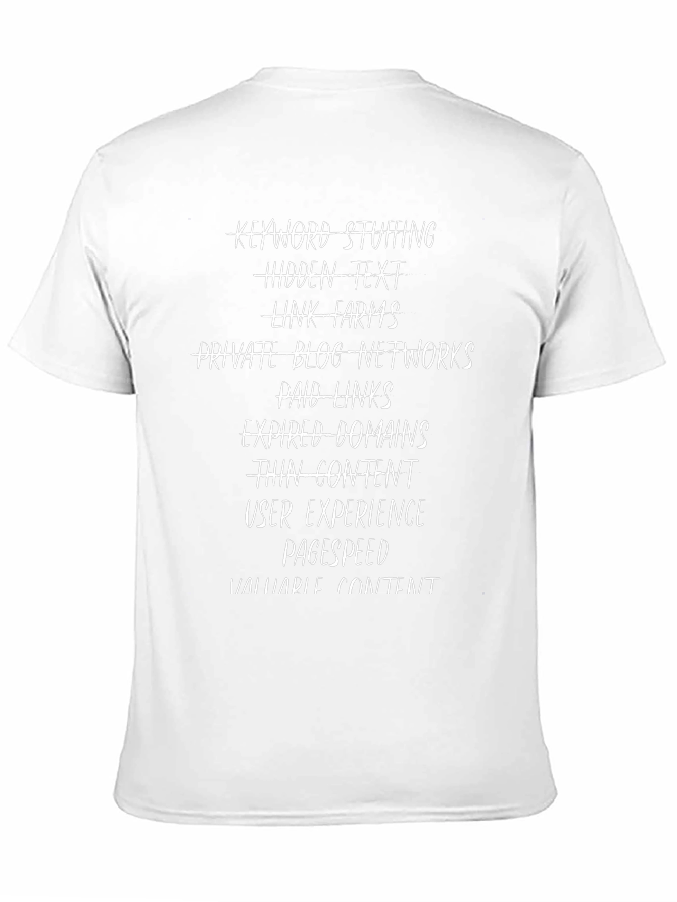 SEO Donts Black T-Shirt