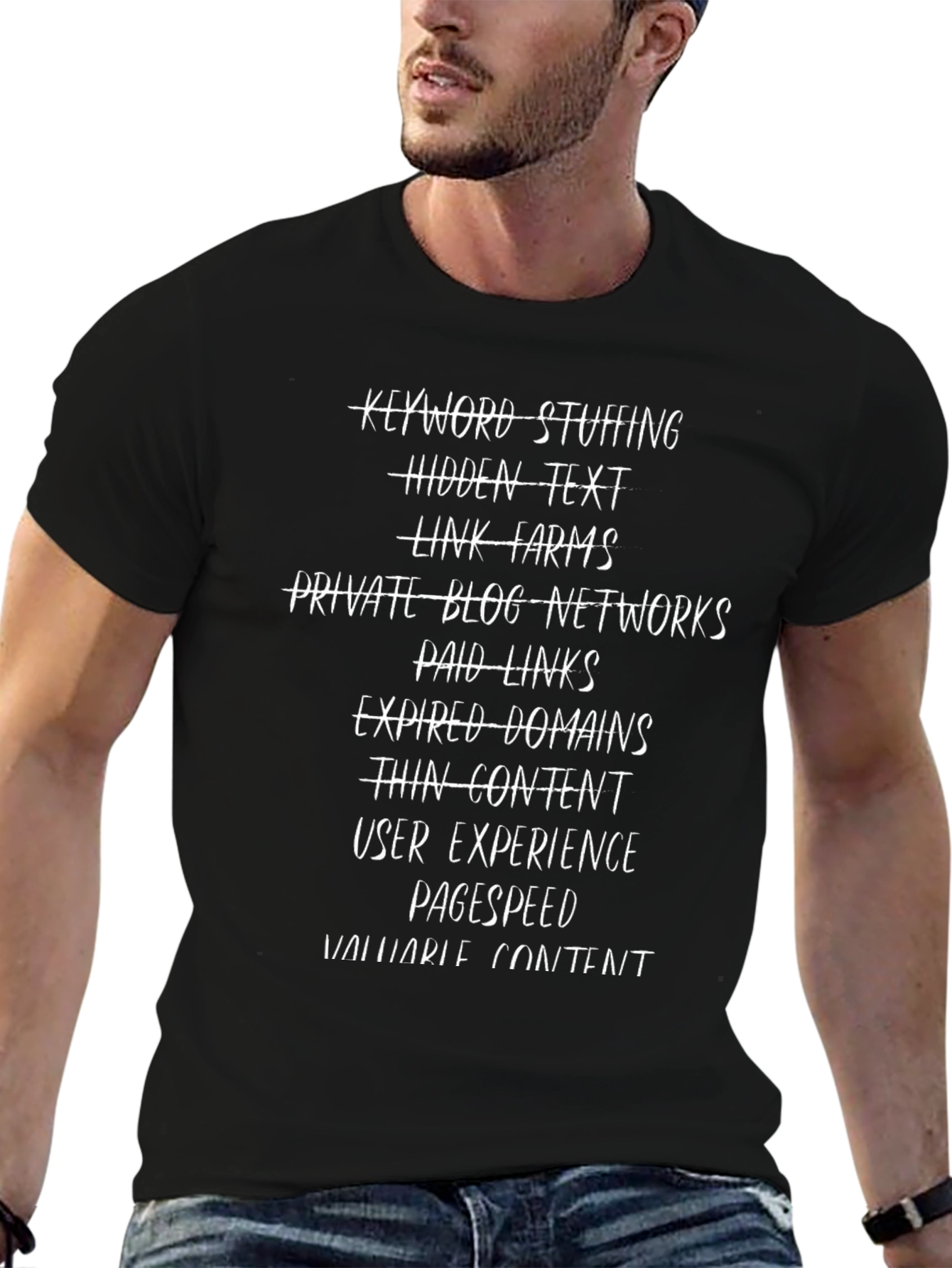 SEO Donts Black T-Shirt