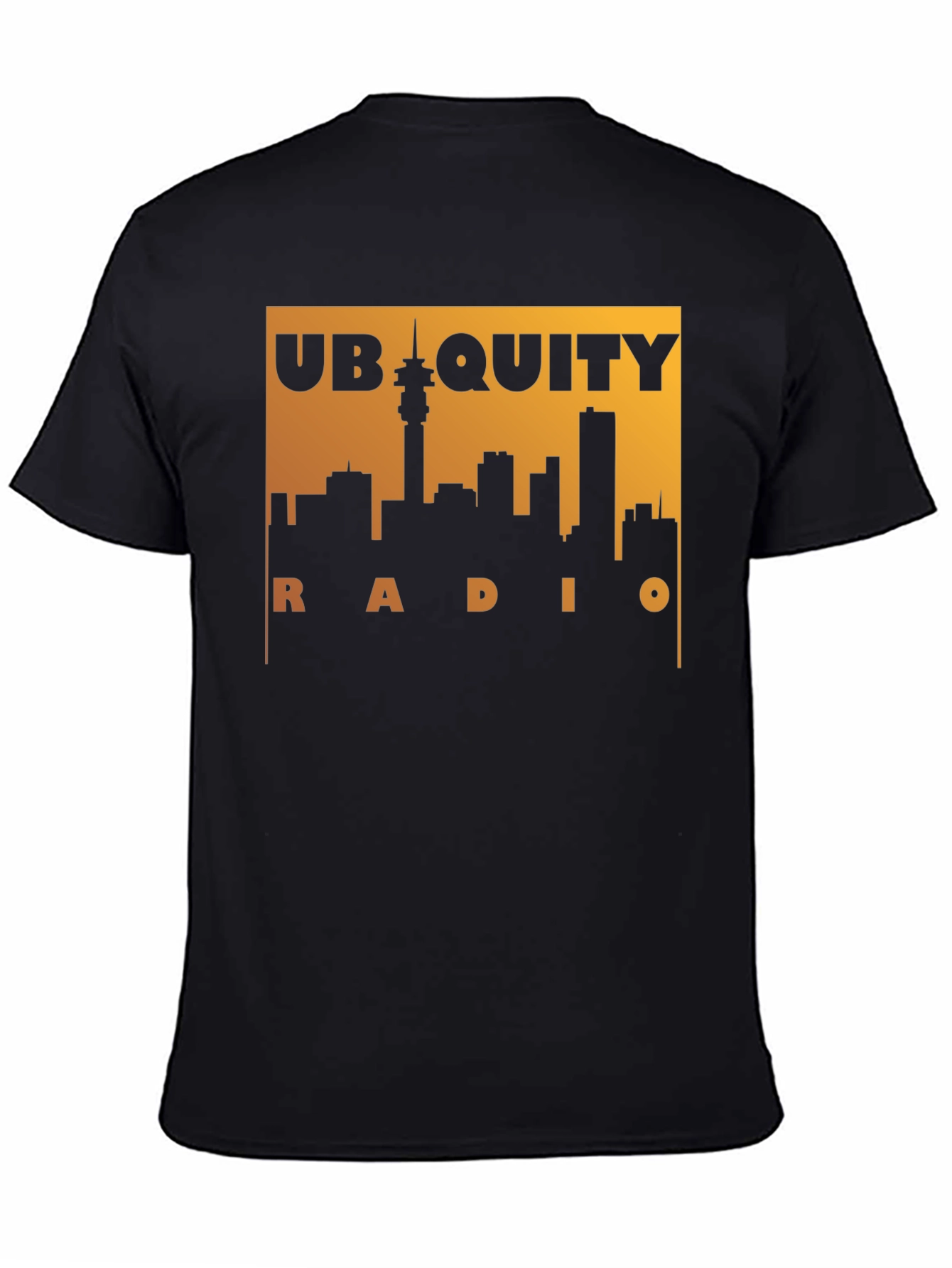 Ubiquity Radio T-Shirt - Cityscape Design