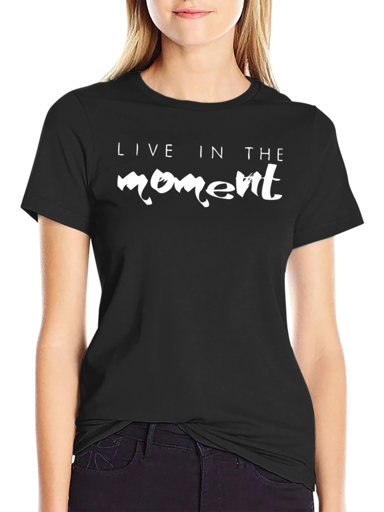 Live in the Moment Black T-Shirt
