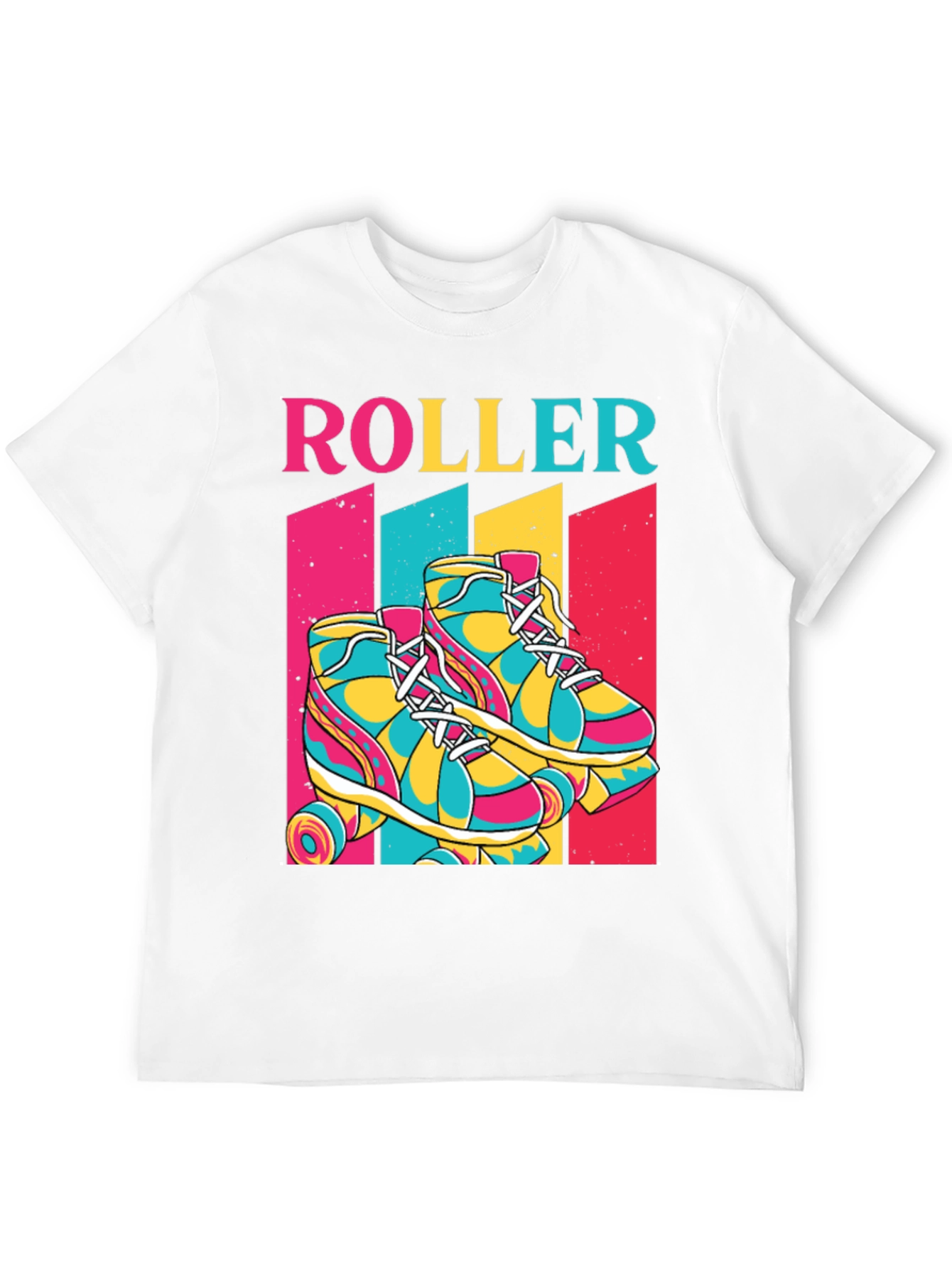 Retro Roller Skate Graphic Tee