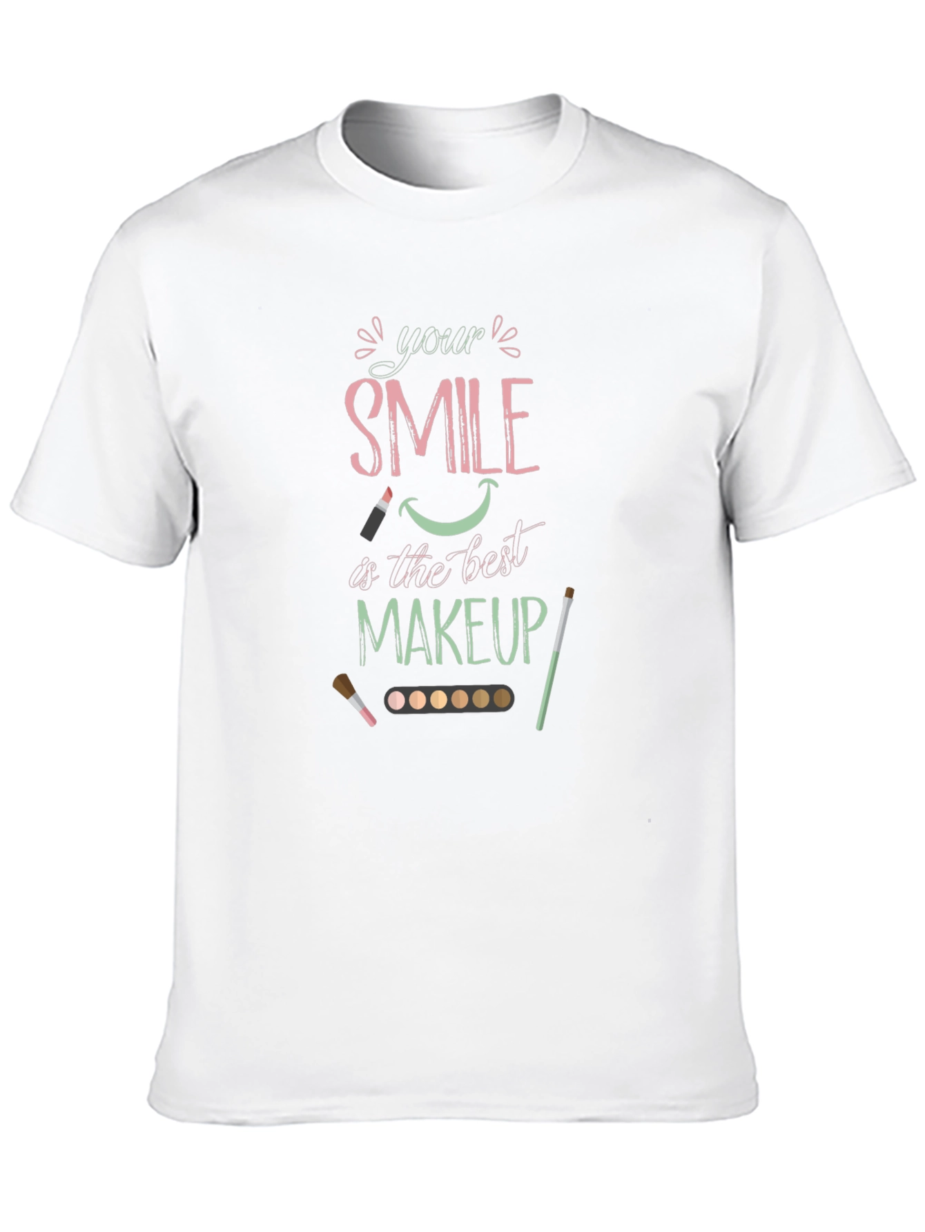Smile is Best Makeup Graphic Tee