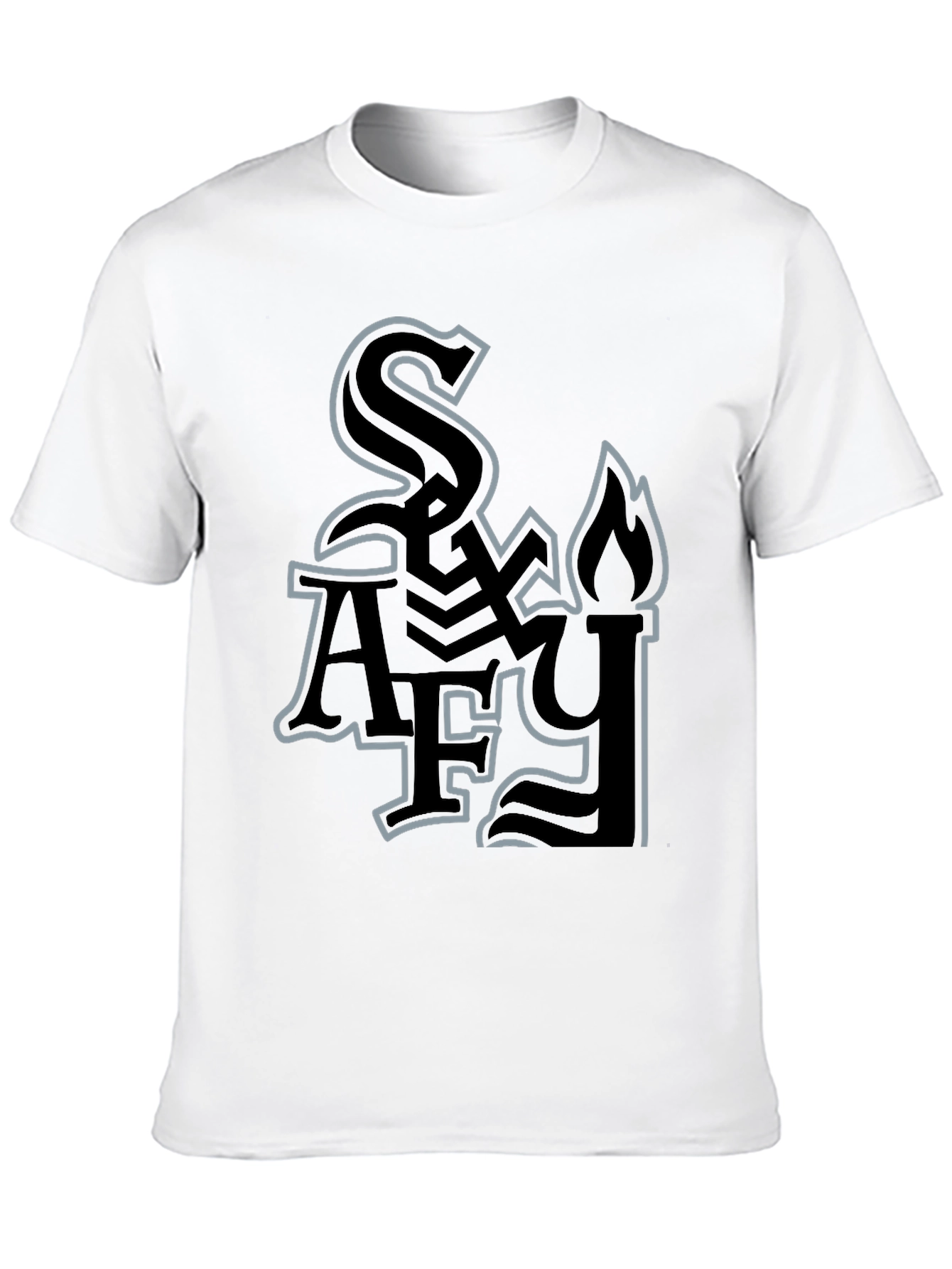 Stylish Black Graphic Tee