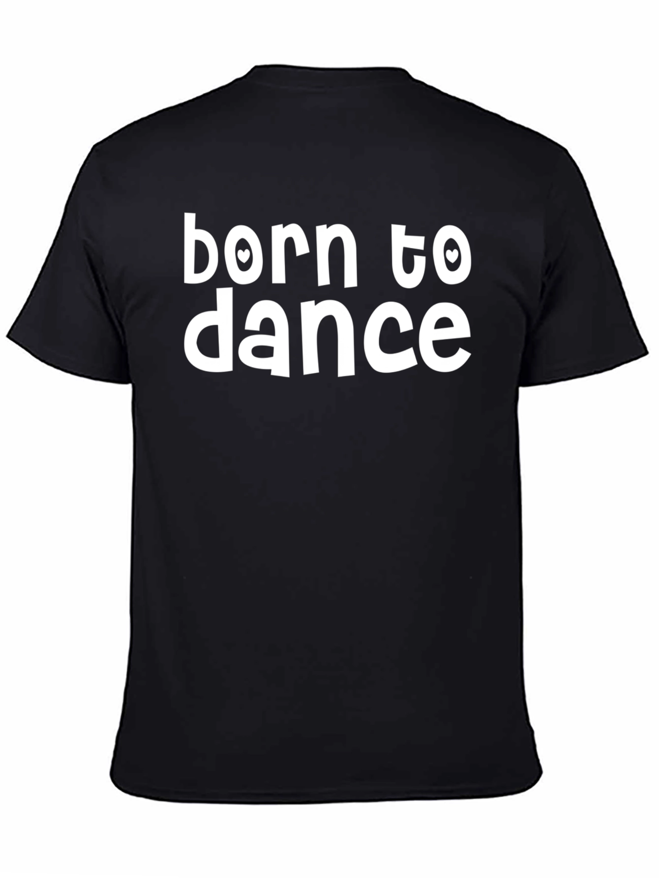 Born to Dance Black Graphic Tee Shirt