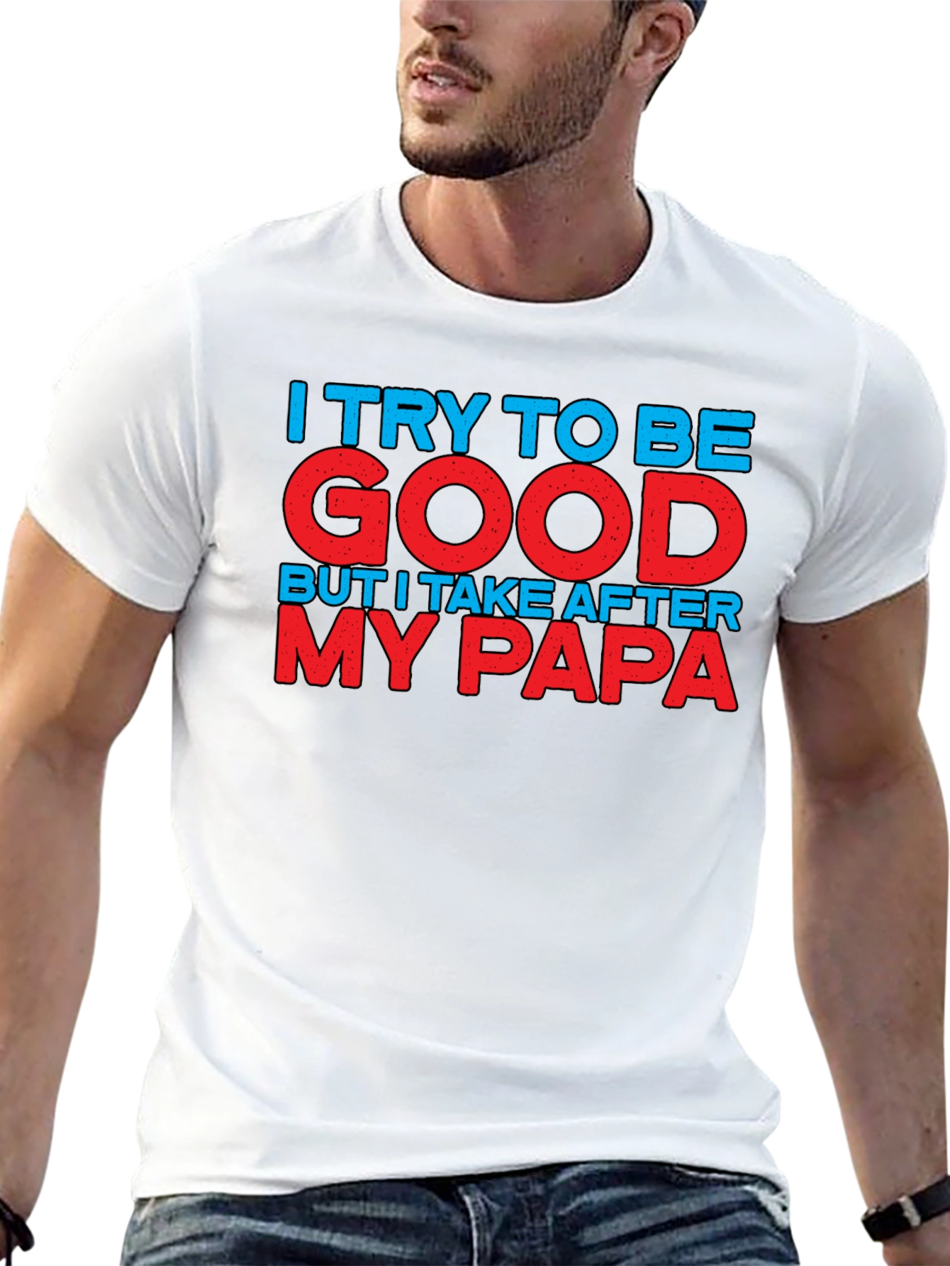Funny I Take After My Papa Black T-Shirt