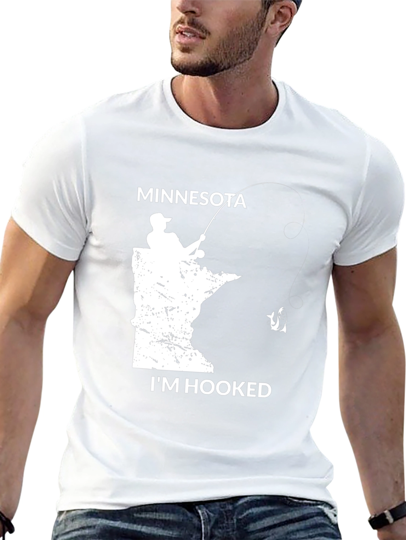 Minnesota Fishing T-Shirt - Im Hooked