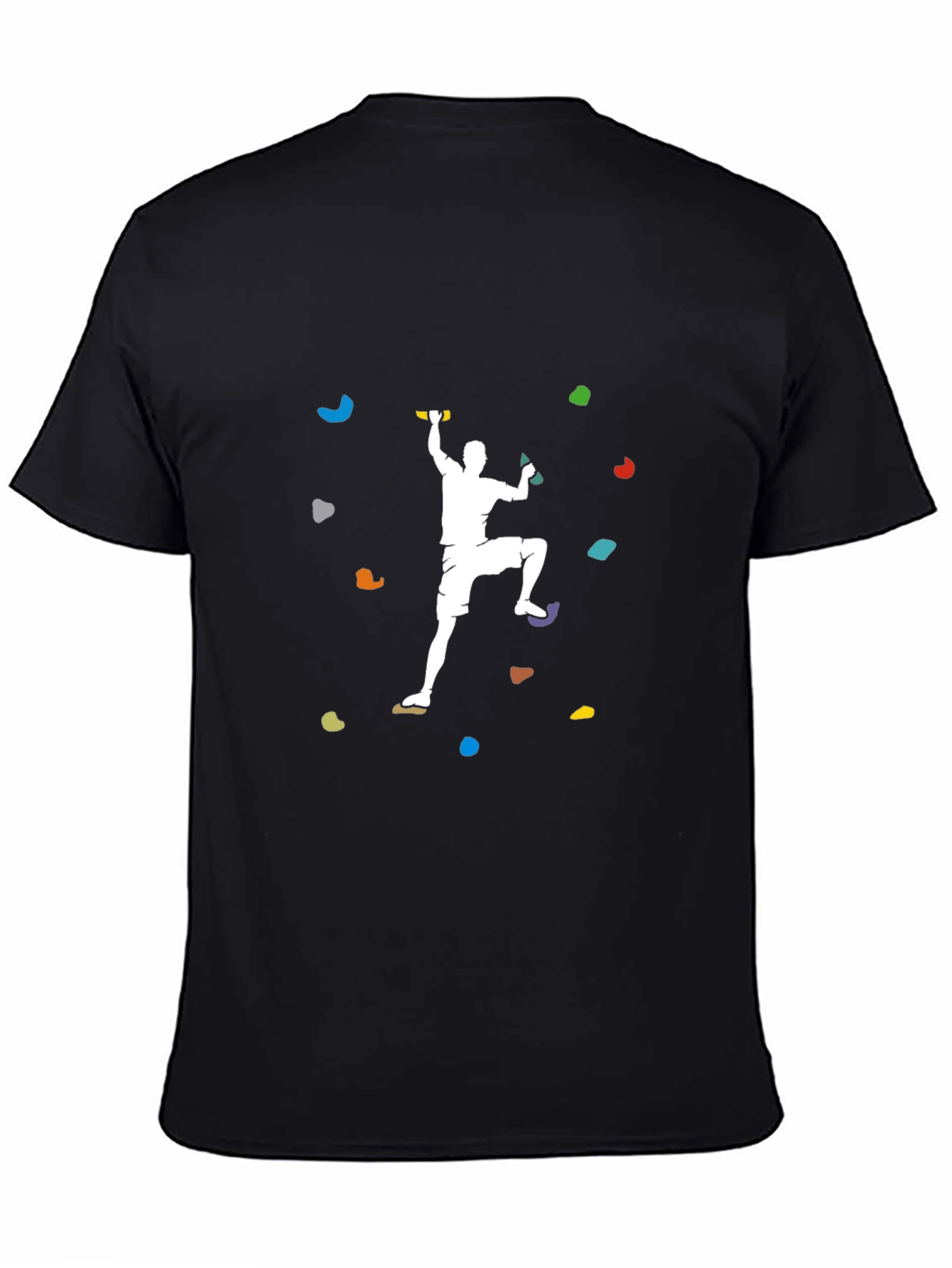 Rock Climbing T-Shirt - Black Graphic Tee