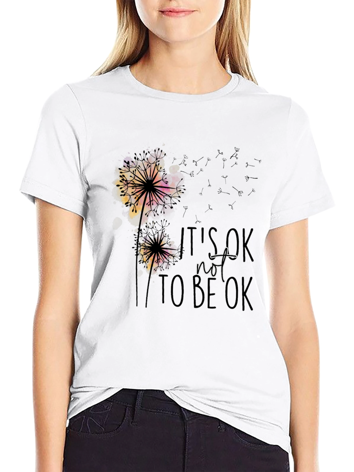 Its OK Not to be OK Dandelion Graphic T-Shirt