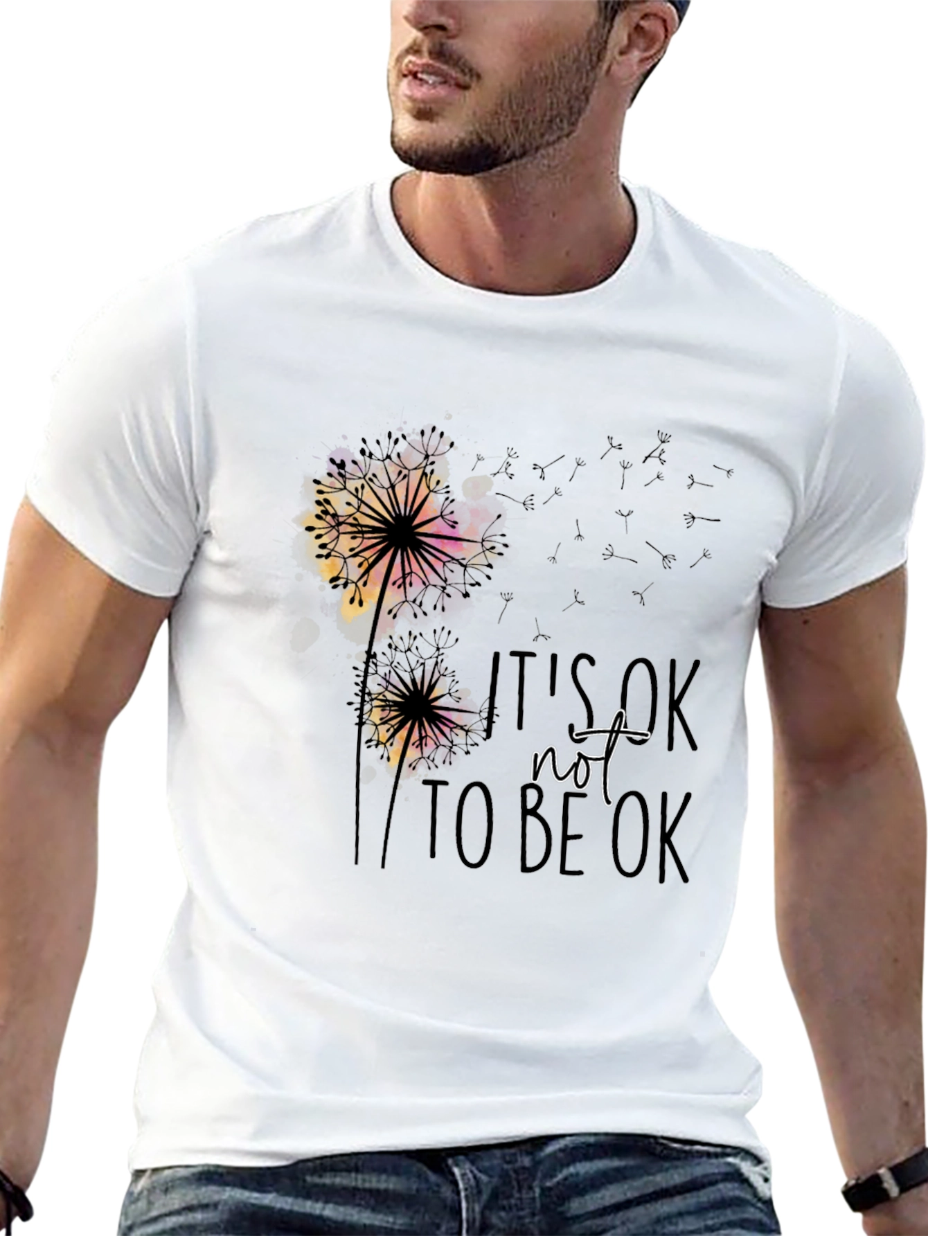 Its OK Not to be OK Dandelion Graphic T-Shirt