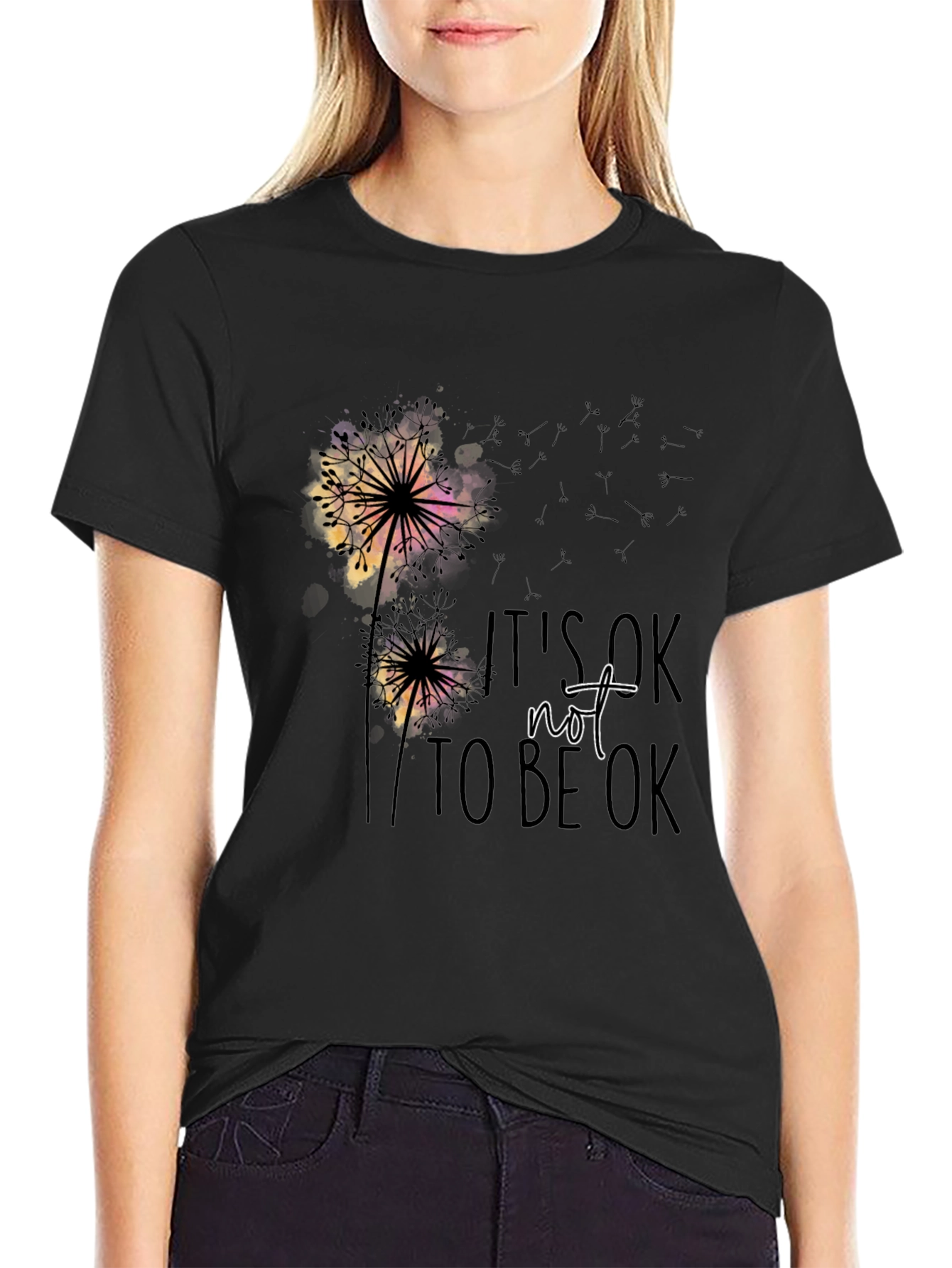 Its OK Not to be OK Dandelion Graphic T-Shirt