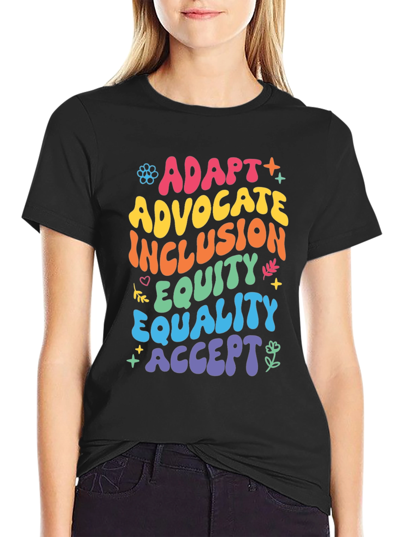 Adapt Advocate Inclusion Equality T-Shirt