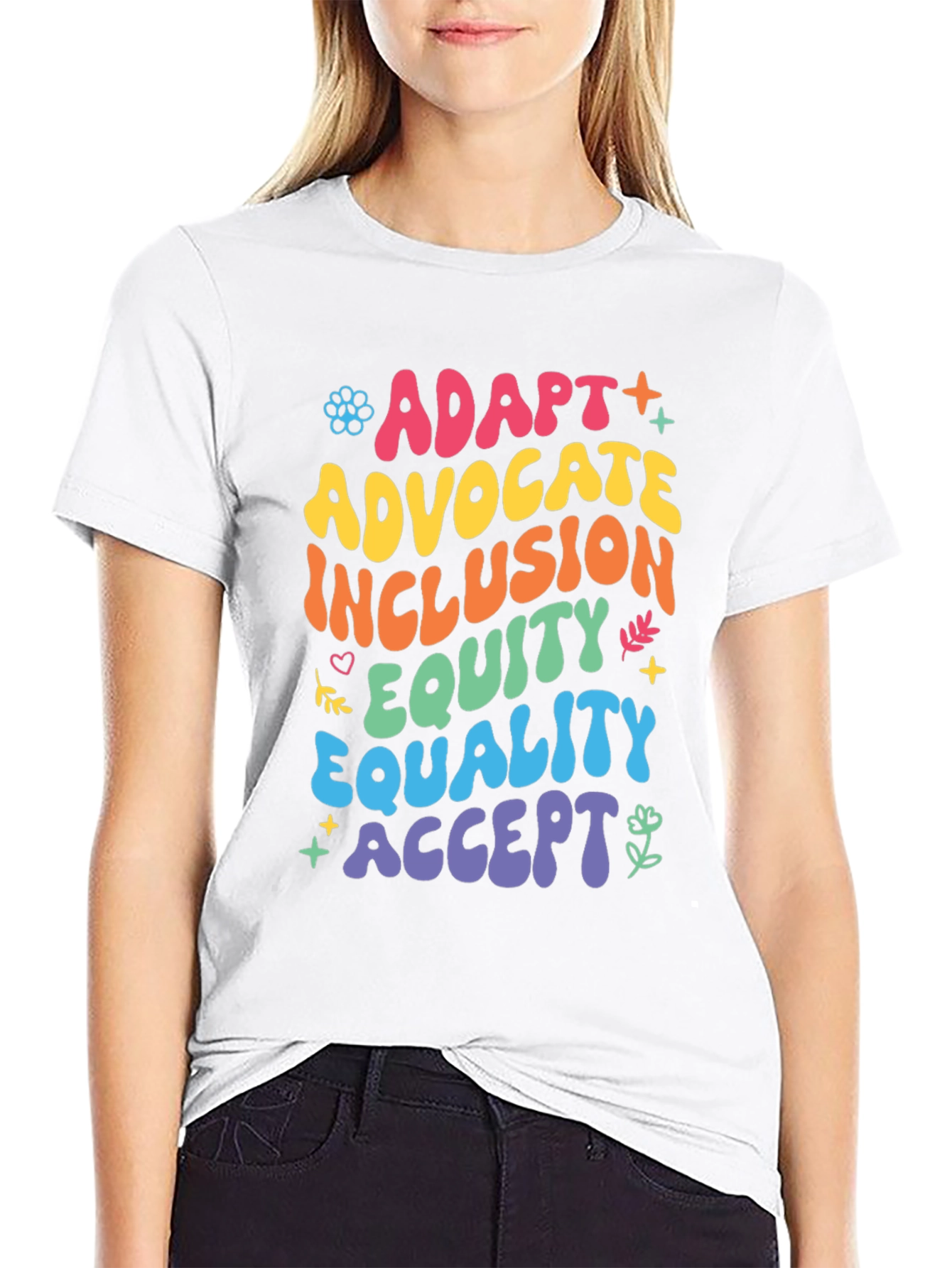 Adapt Advocate Inclusion Equality T-Shirt