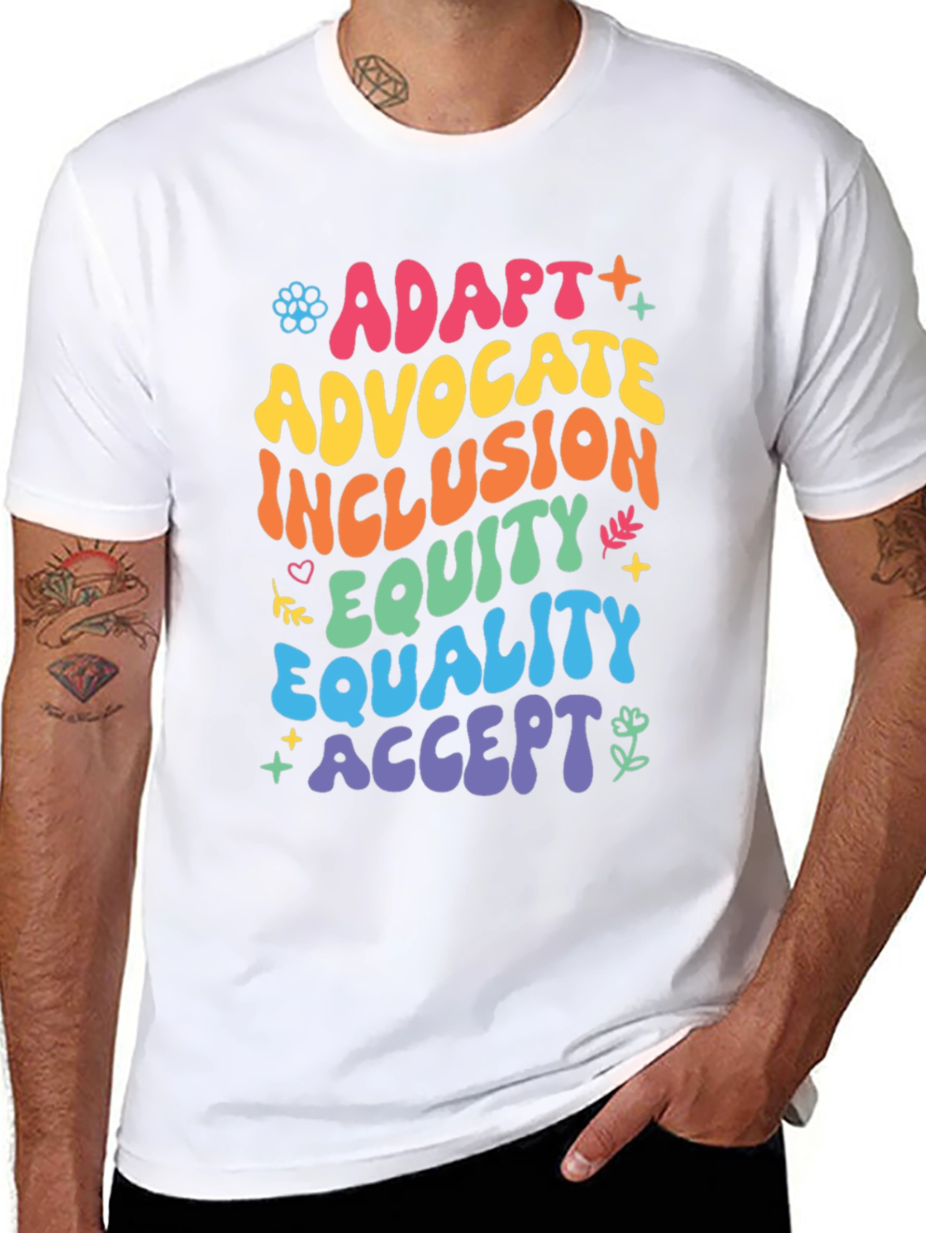 Adapt Advocate Inclusion Equality T-Shirt