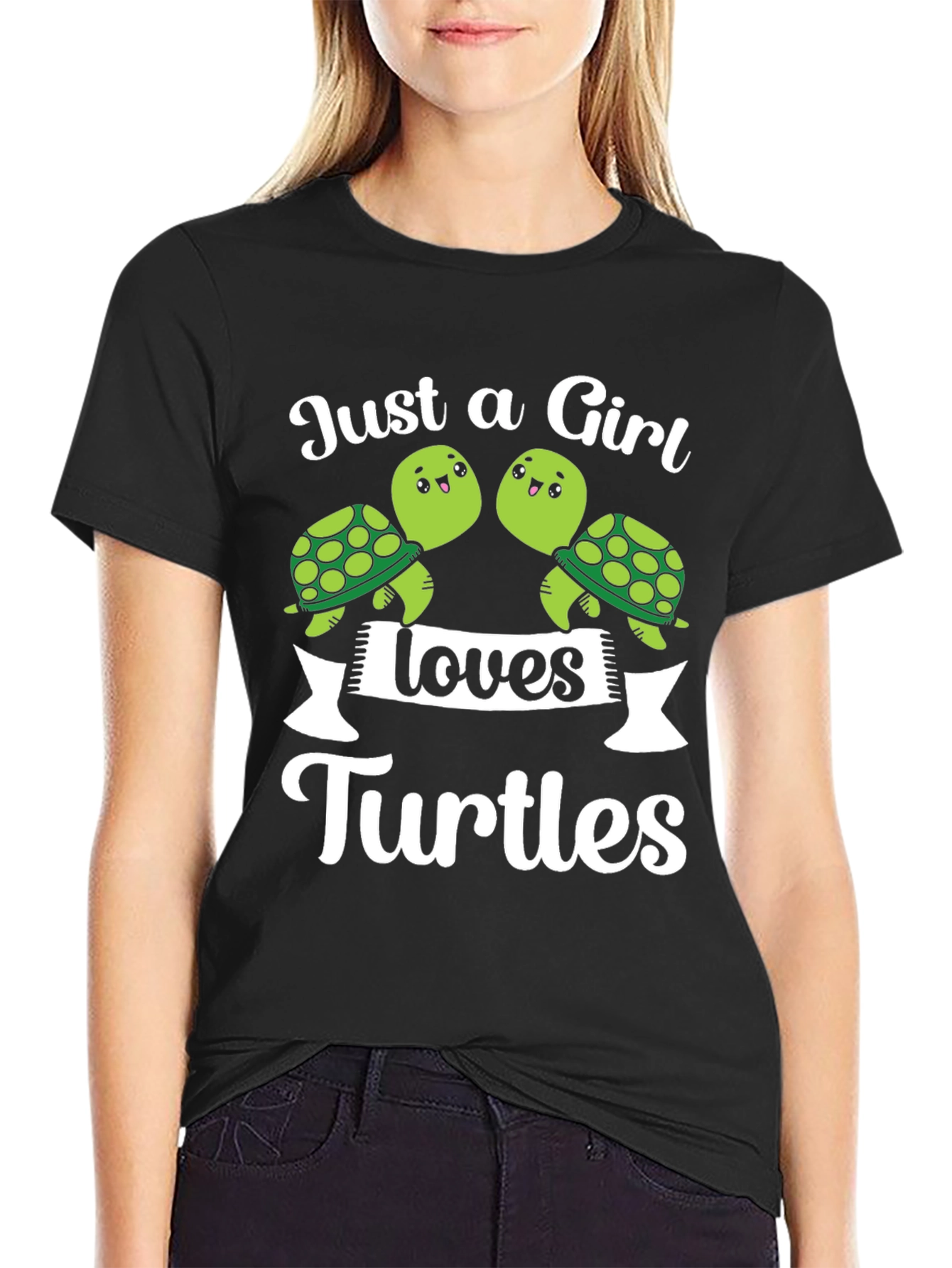 Just a Girl Loves Turtles T-Shirt